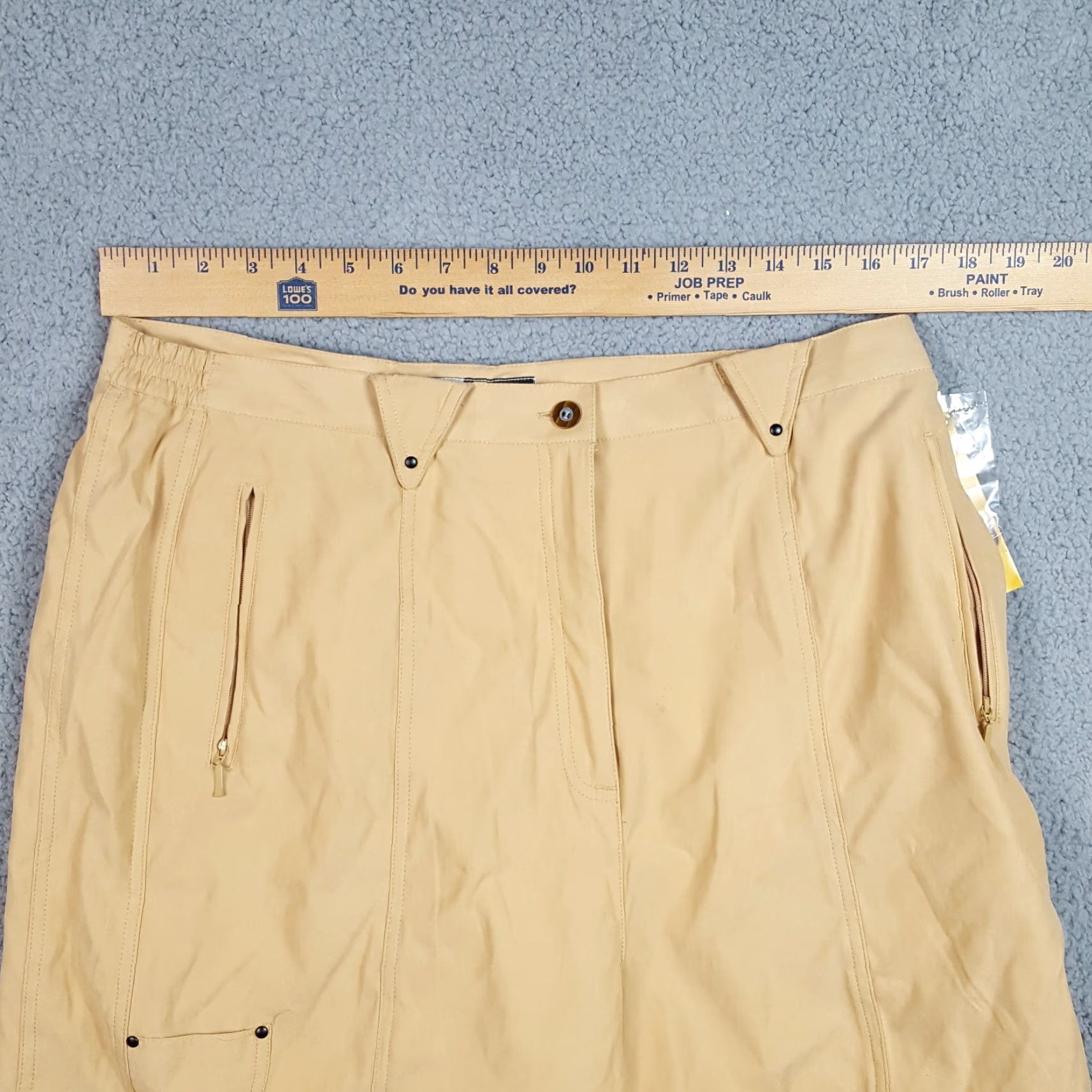 Vintage VINTAGE Jamie Sadock Golf High Waisted Athletic Women's 18 Beige Retro Shorts Size 40" / US 18 - 7 Thumbnail