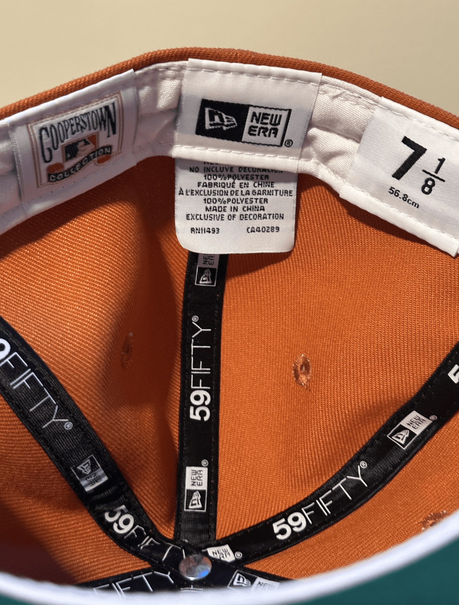 New Era LA DODGERS ORANGE 7 1/8 RARE CAP CITY PUMPKIN Size ONE SIZE - 2 Thumbnail