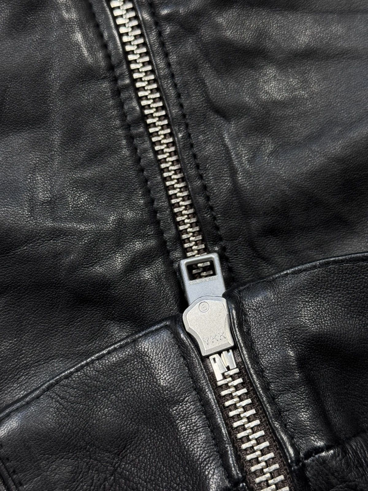 Allsaints AllSaints Leather Bomber Jacket Size US L / EU 52-54 / 3 - 4 Thumbnail