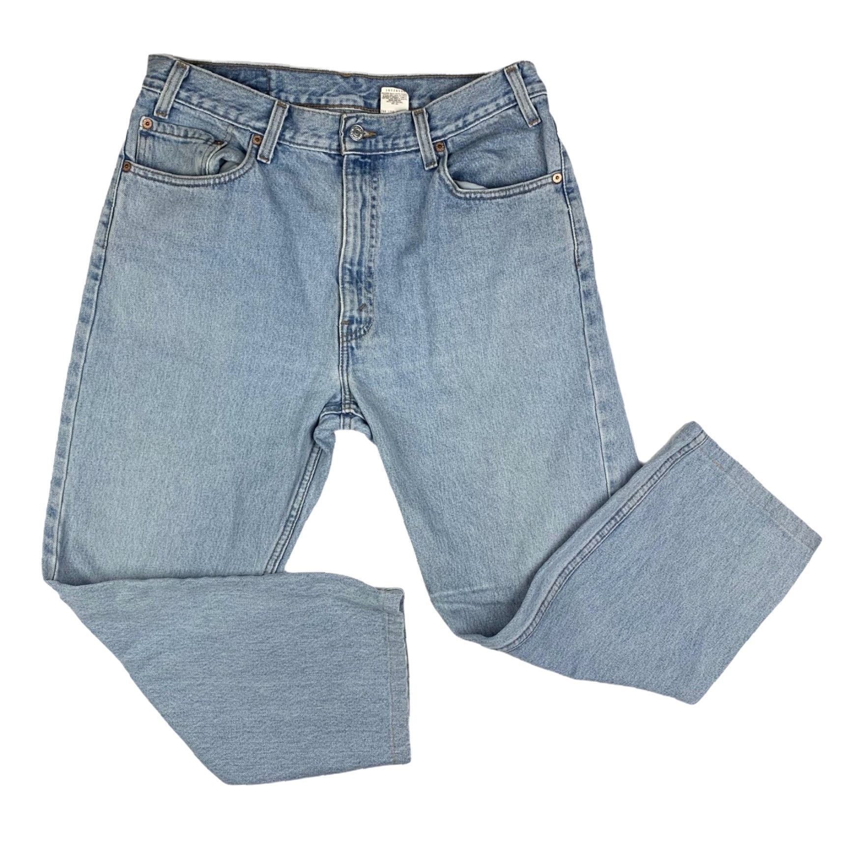 Levi's VINTAGE Levi's 505 Jeans Regular Fit Straight Leg 36 Adult Blue Denim 90s Mens Size US 36 / EU 52 - 2 Thumbnail