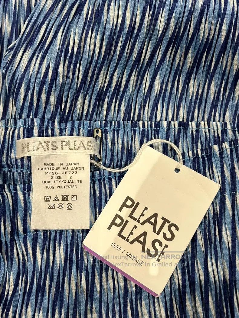 Issey Miyake Issey Miyake Blue Slim Trousers Size 25" / US 0 / IT 36 - 2 Thumbnail