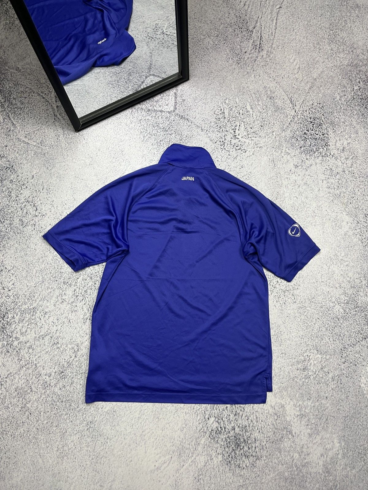 Nike × Vintage Nike Japan Asia Cup 2007 Polo Shirt Jersey Rare Blockcore Size US M / EU 48-50 / 2 - 15 Thumbnail
