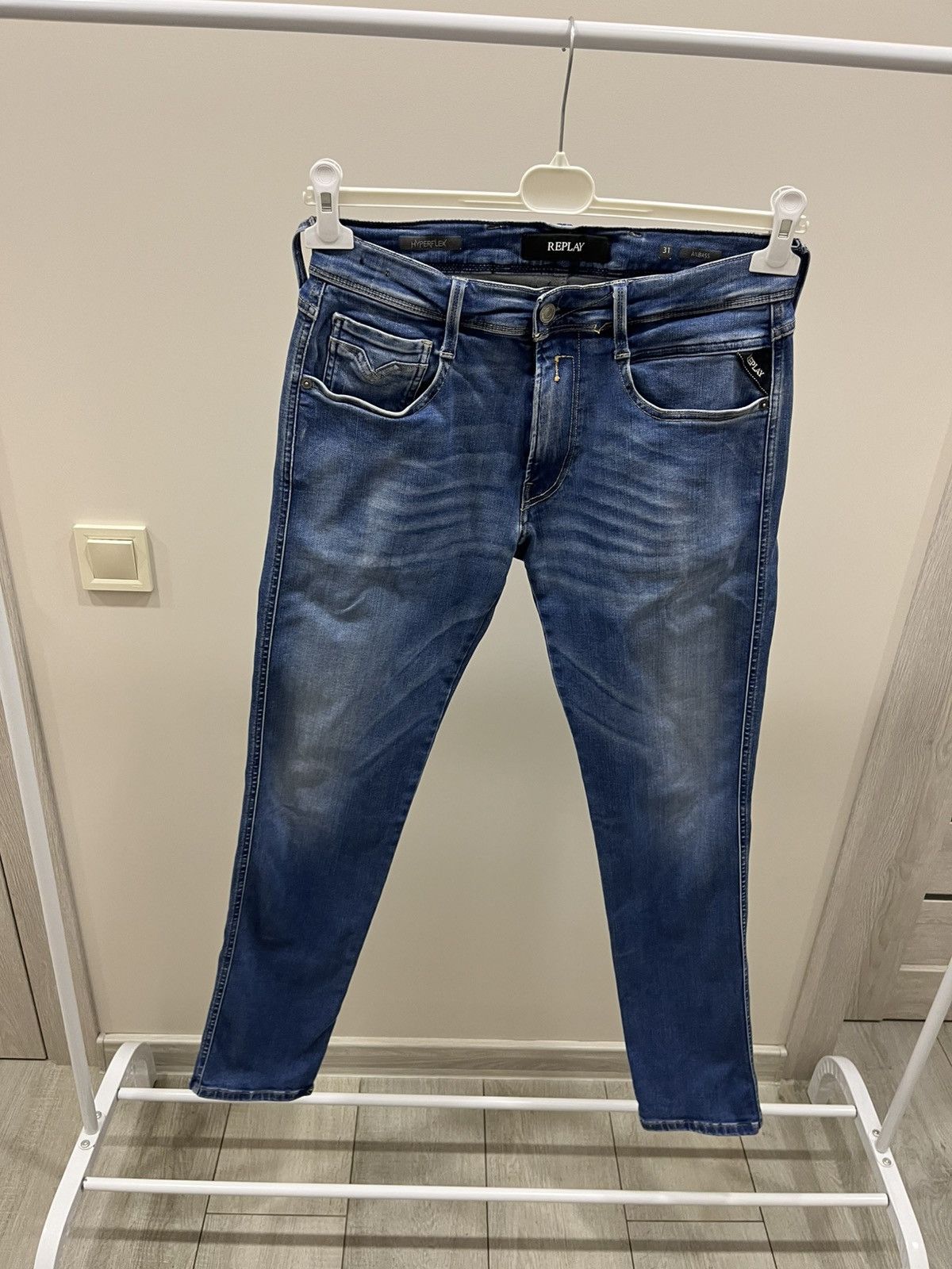 Replay Replay Anbass Blue Jeans Size 31/32 Size US 31 - 1 Thumbnail