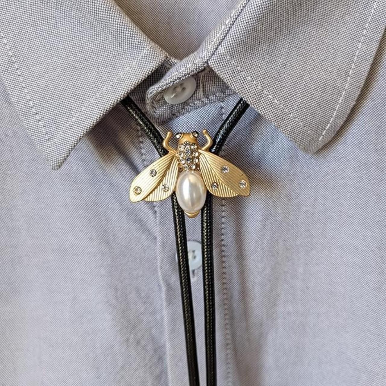 Other 3d Pearl Firefly Bolo Tie Size ONE SIZE - 1 Thumbnail