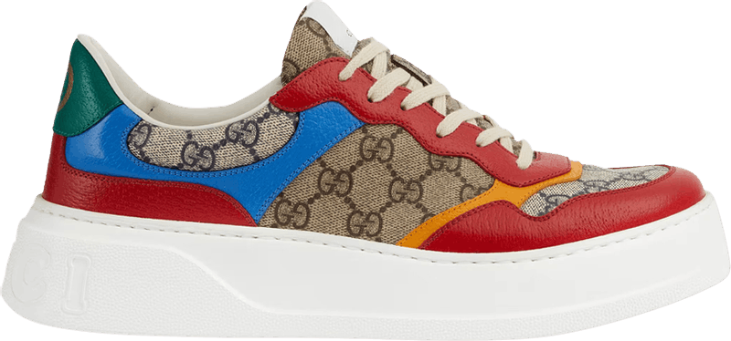 Gucci GG Monogram Multicolored Men Sneakers SIZE 8.5