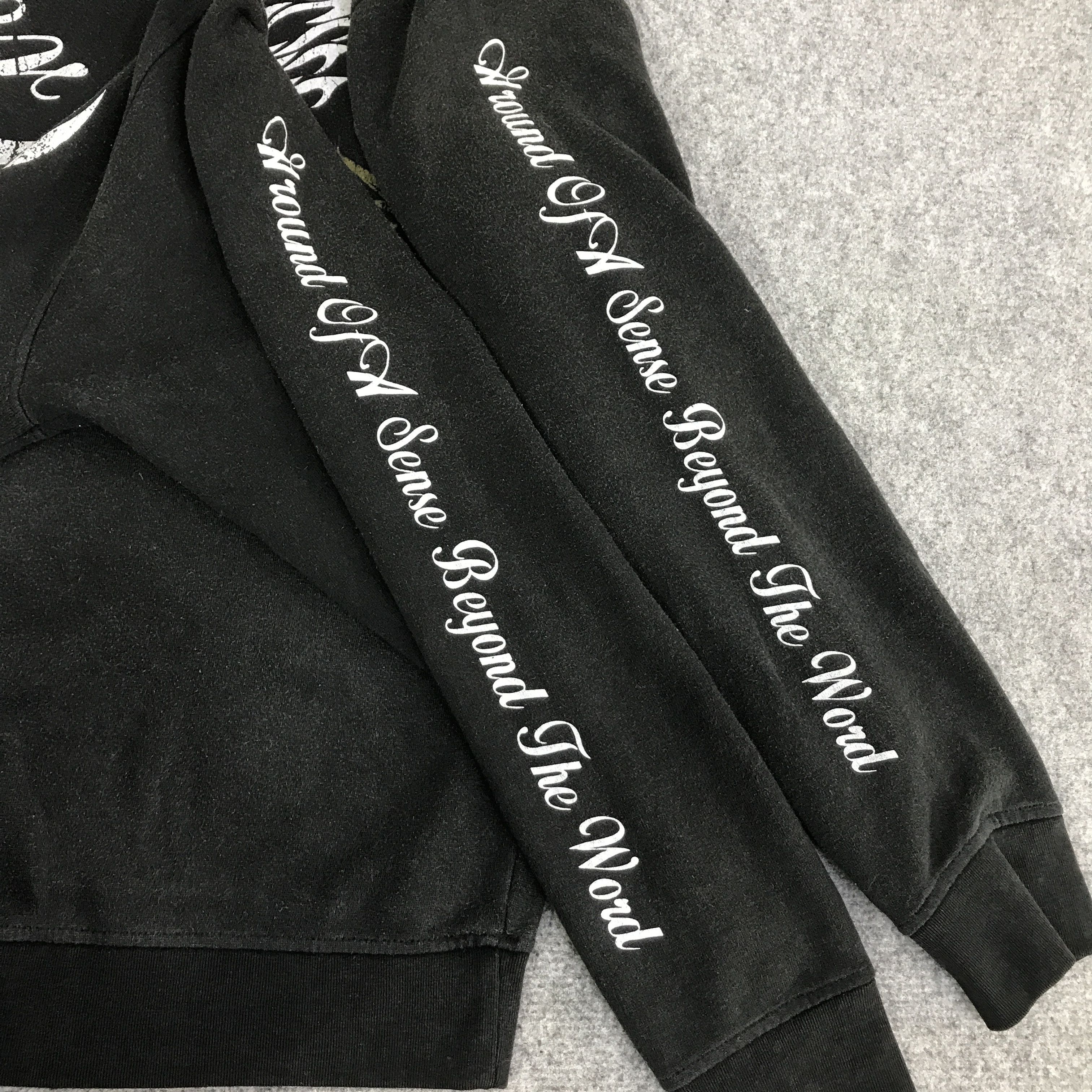Japanese Brand MACATESTEC BLACK PUNK SWEATSHIRT K96B14 Size US L / EU 52-54 / 3 - 11 Thumbnail