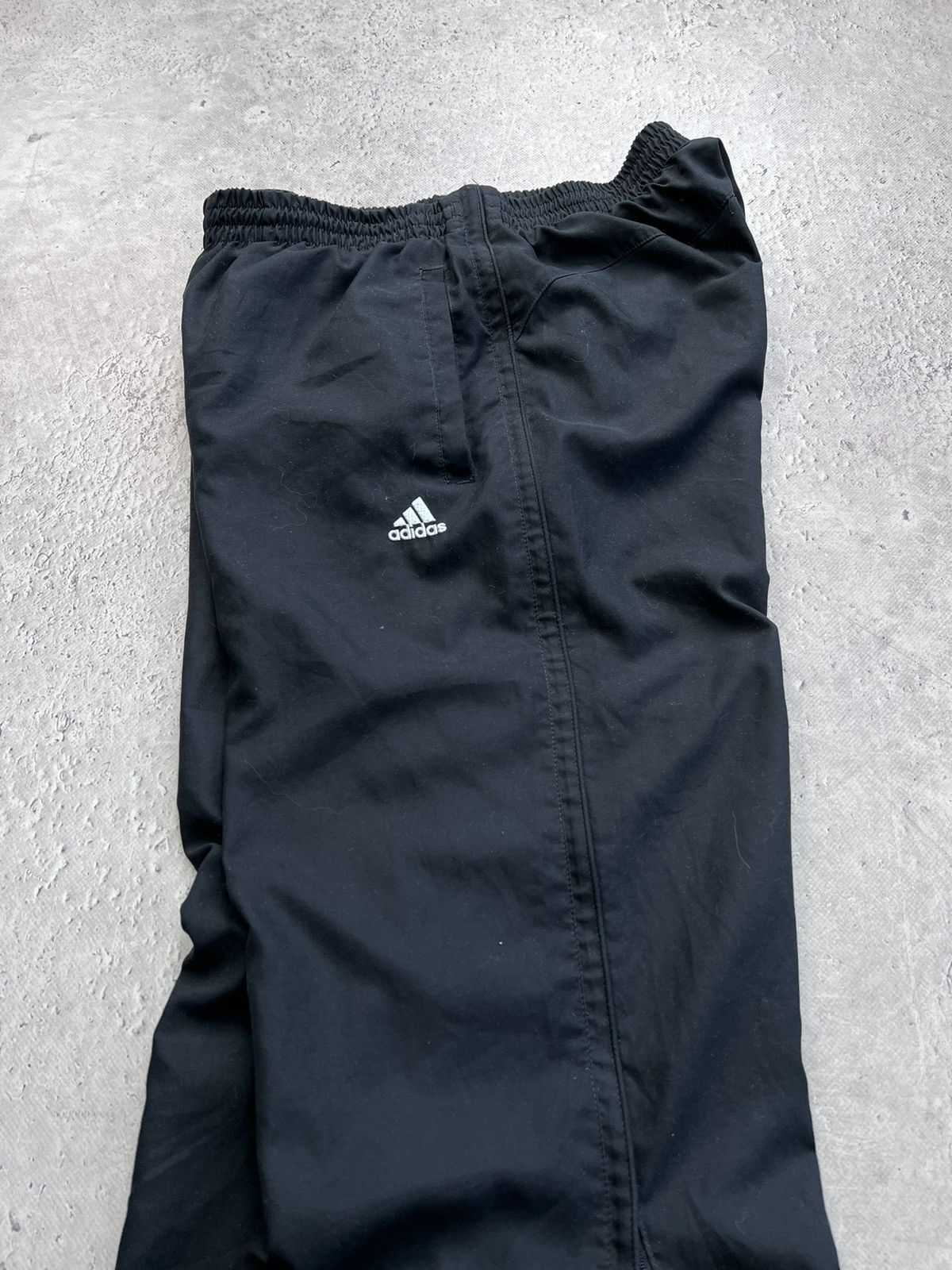 Adidas × Vintage Adidas Vintage Drill Y2K Adidas Drill Track Pants Nylon 90s Size US 32 / EU 48 - 7 Thumbnail