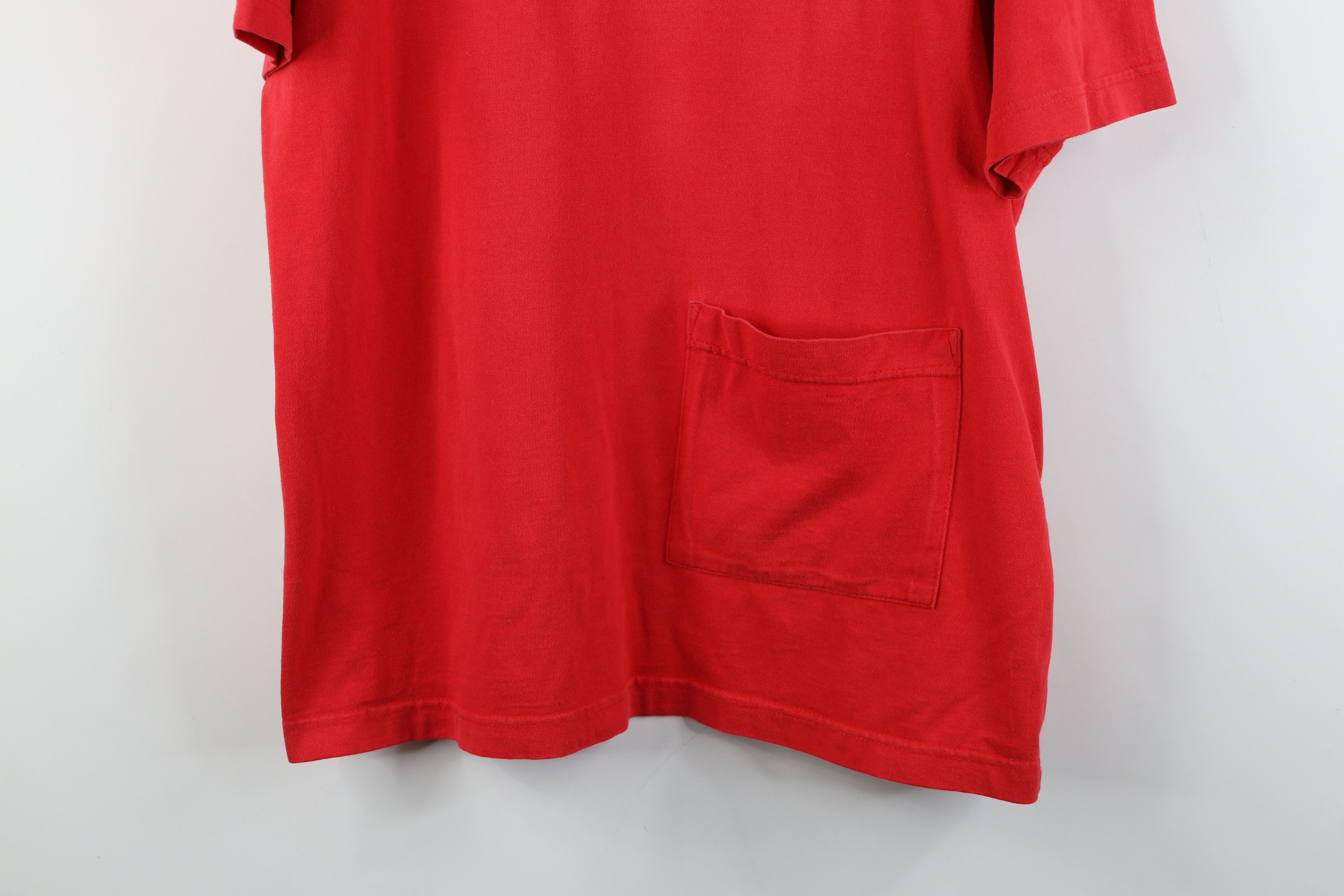 Vintage Vintage 90s Streetwear Big Pocket Short Sleeve T-Shirt USA Size US S / EU 44-46 / 1 - 3 Thumbnail