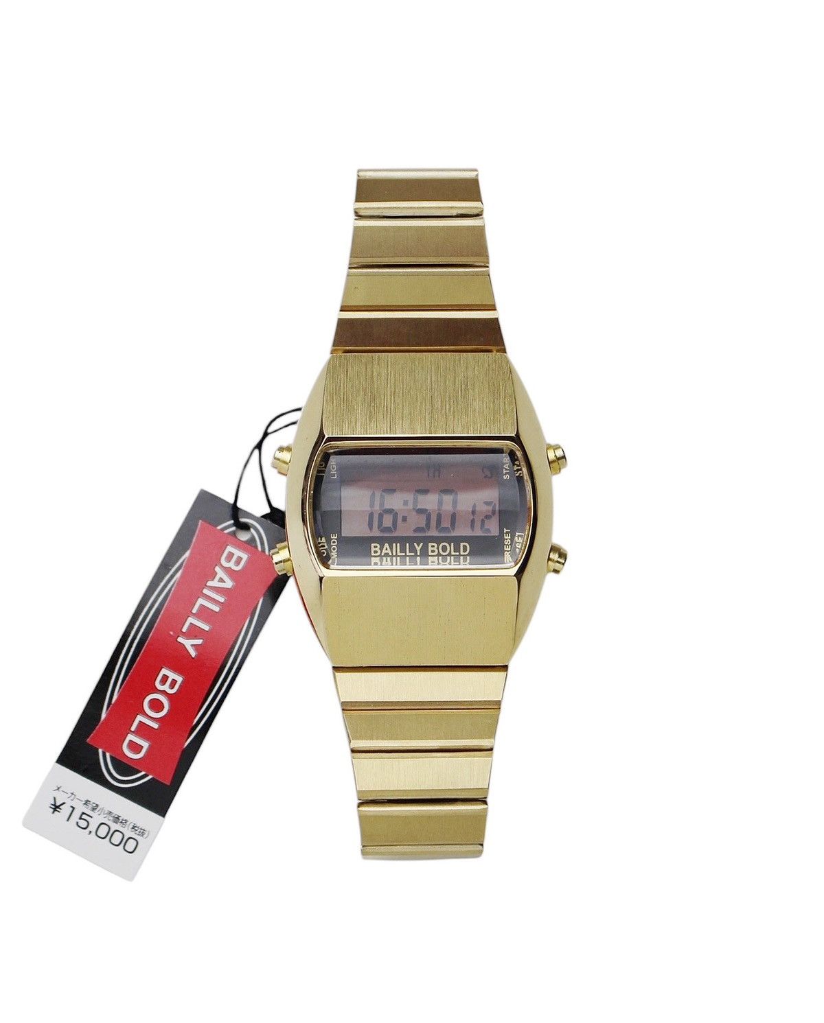 Citizen × Japanese Brand 2010S BAILLY BOLD GOLD DIGITAL WATCH Size ONE SIZE - 1 Thumbnail
