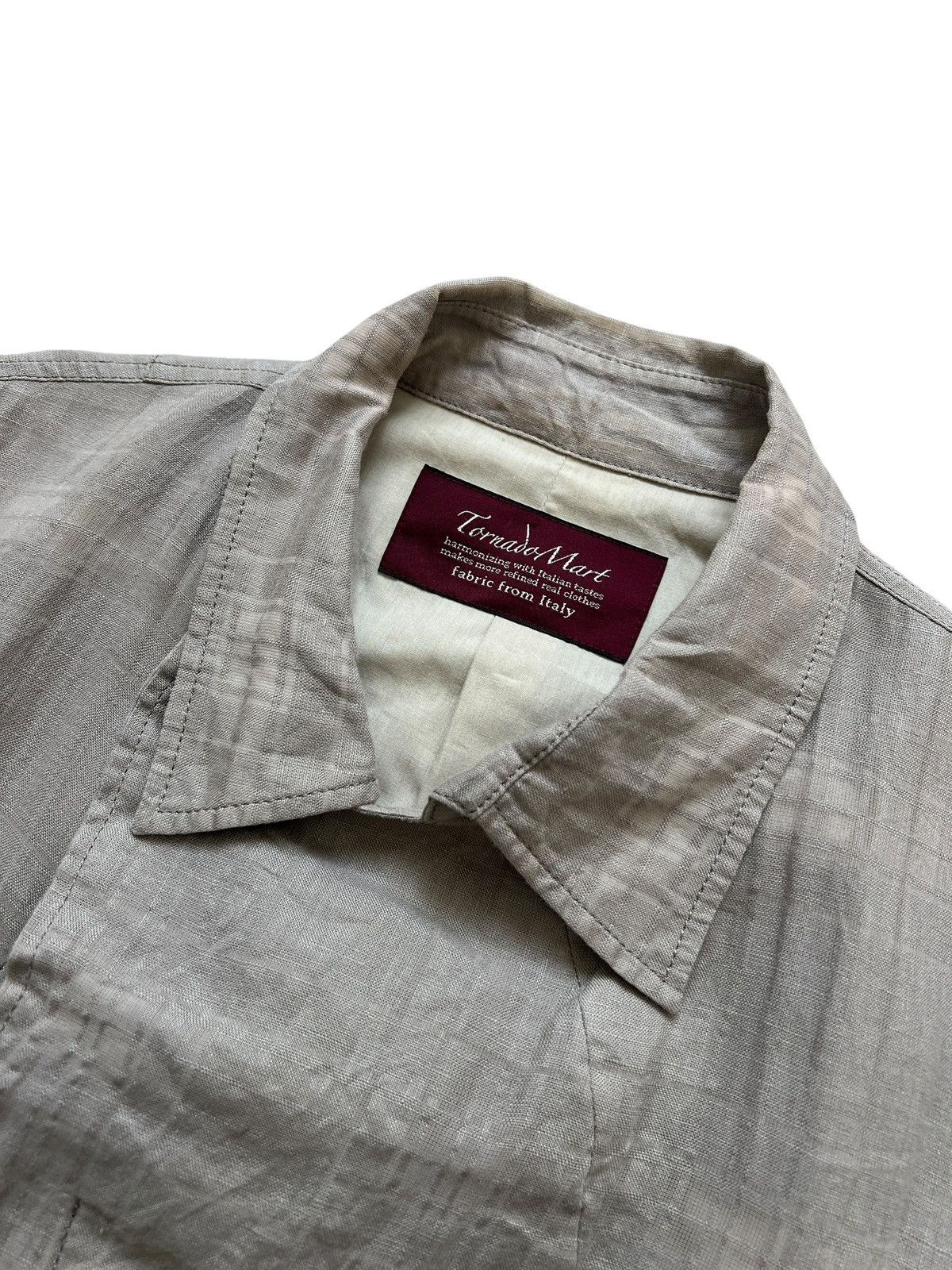 Tornado Mart 2000s Tornado Mart Cotton Linen Long Coat Size US S / EU 44-46 / 1 - 3 Thumbnail