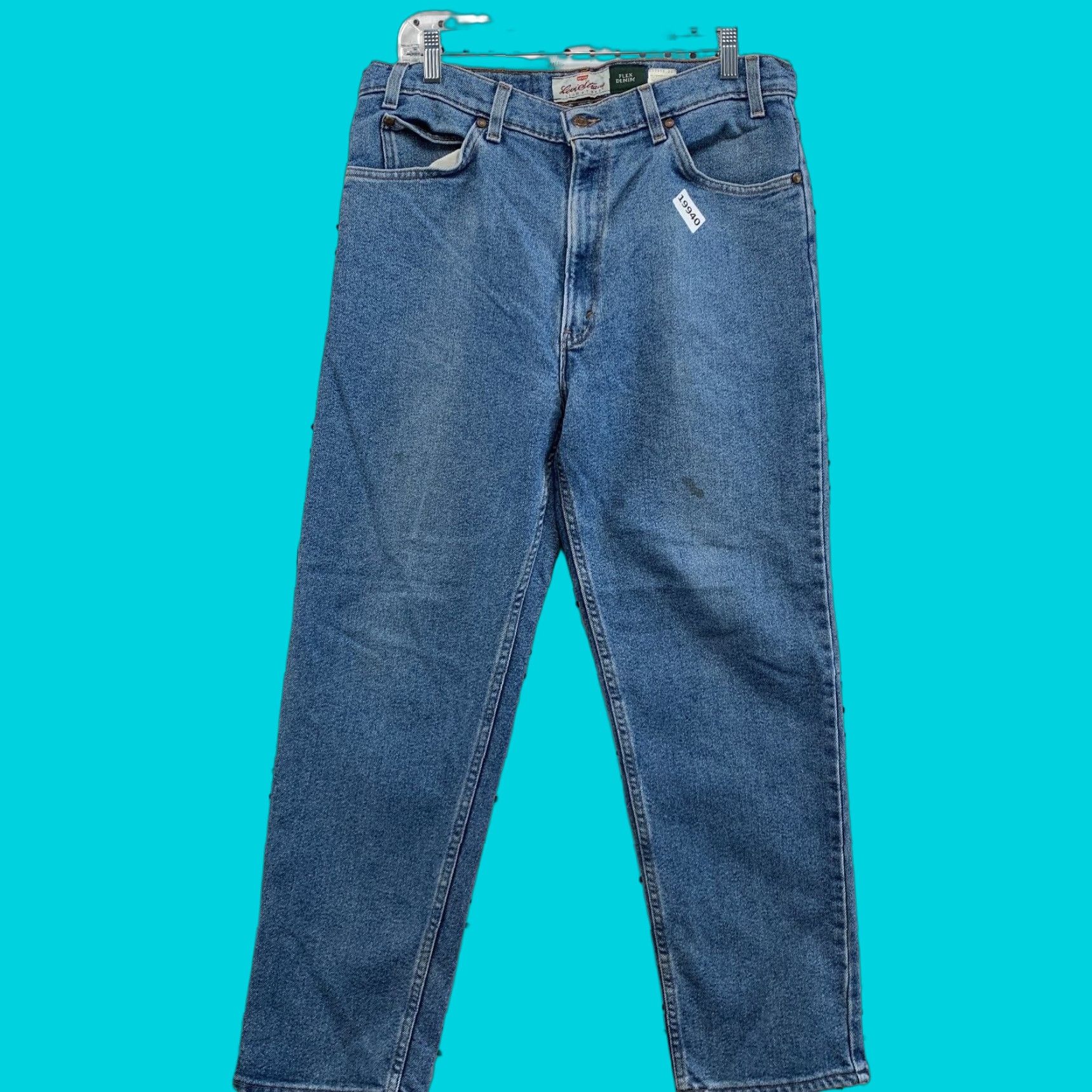 Levi's VINTAGE Levi's Jeans Mens 36x29 Denim Tapered USA Brown Tab 90s Signature Fits 34x28 Clothing Size US 36 / EU 52 - 1 Thumbnail