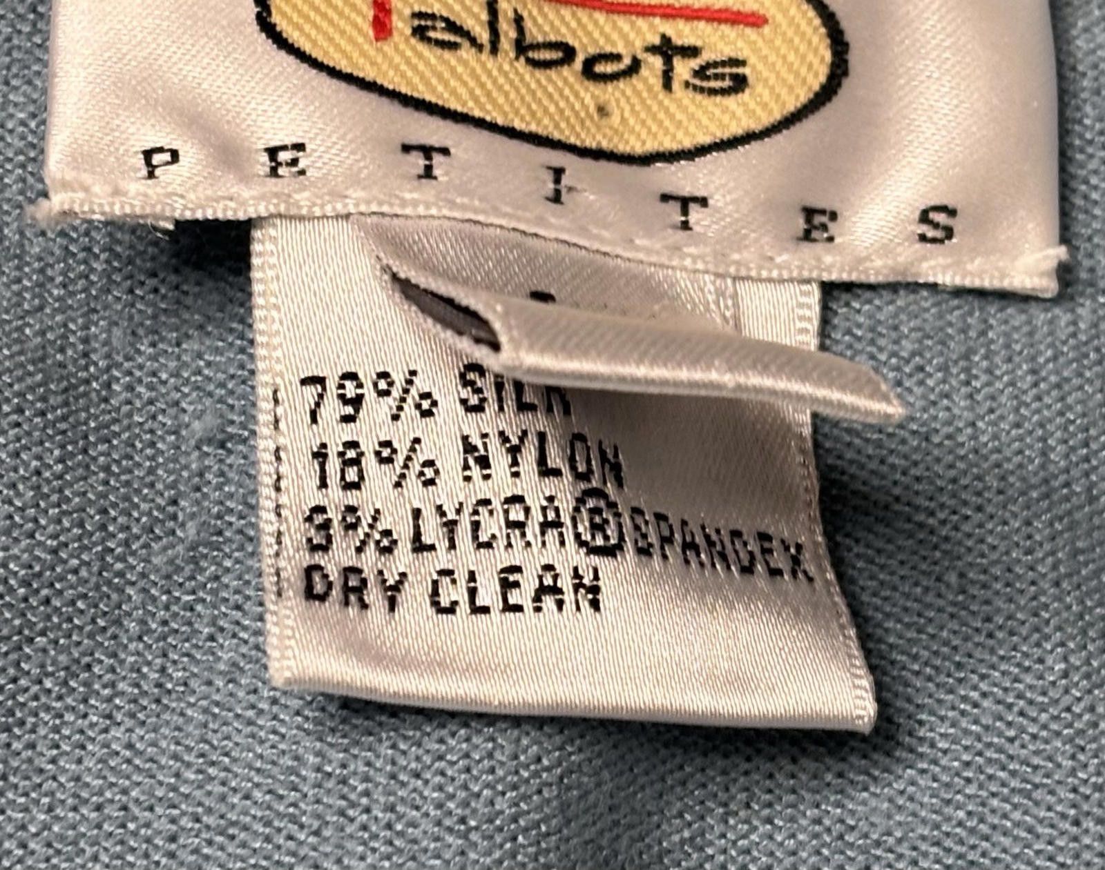Talbots Talbots Sweater Women's Large Silk Blend Round Neck Size L / US 10 / IT 46 - 9 Thumbnail