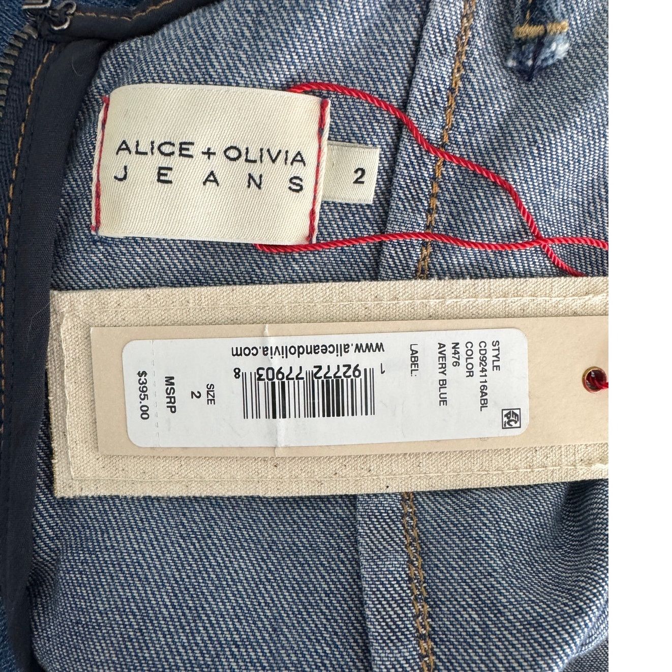 Alice + Olivia Alice + Olivia Julietta Denim Midi Dress blue jean size 2 Size XS / US 0-2 / IT 36-38 - 11 Thumbnail