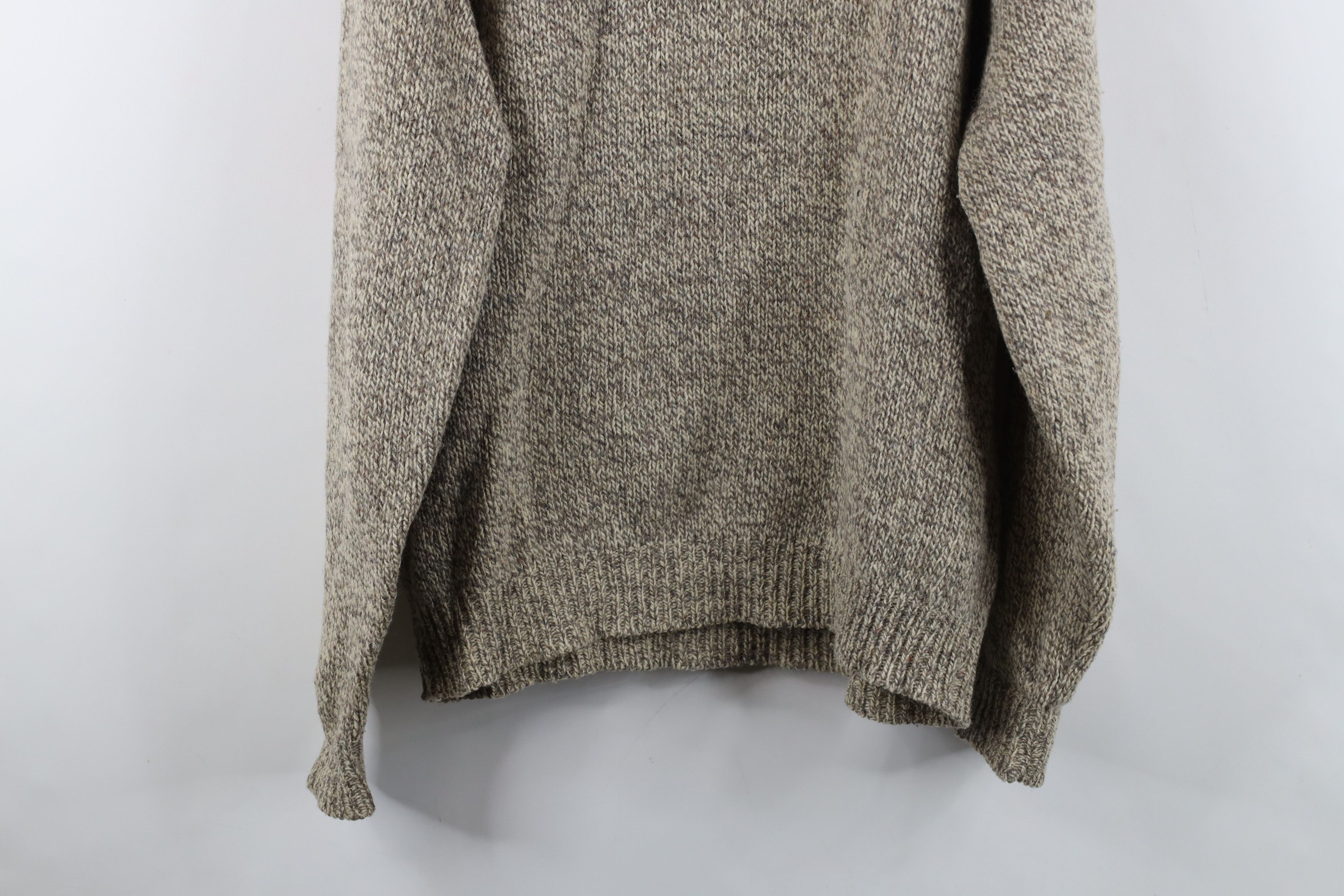 Vintage Vintage 90s Streetwear Blend Knit Crewneck Sweater Brown USA Size US XL / EU 56 / 4 - 12 Thumbnail