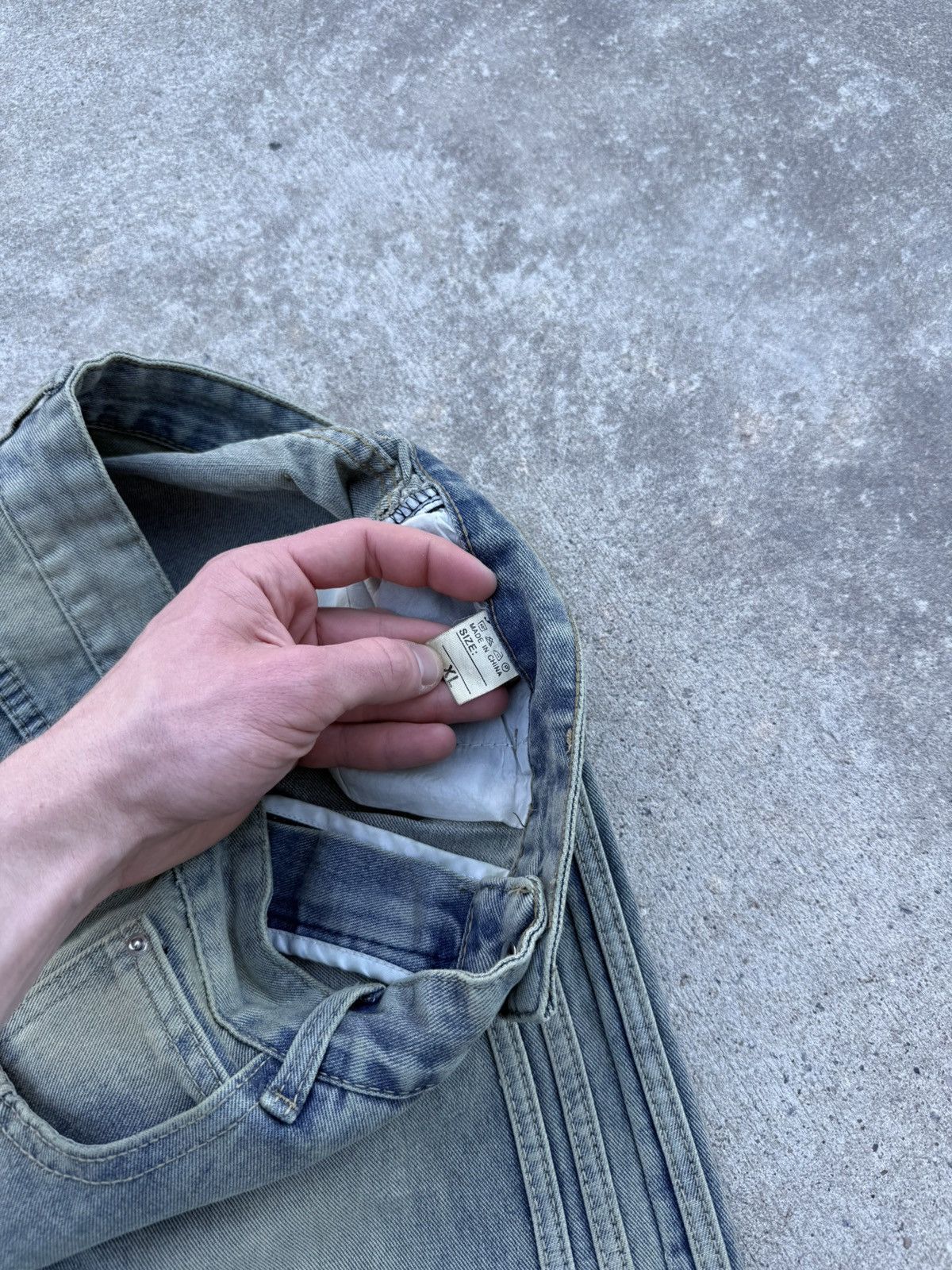 Other Vintage Y2K avantgarde streetwear affliction jeans Size US 30 / EU 46 - 8 Thumbnail