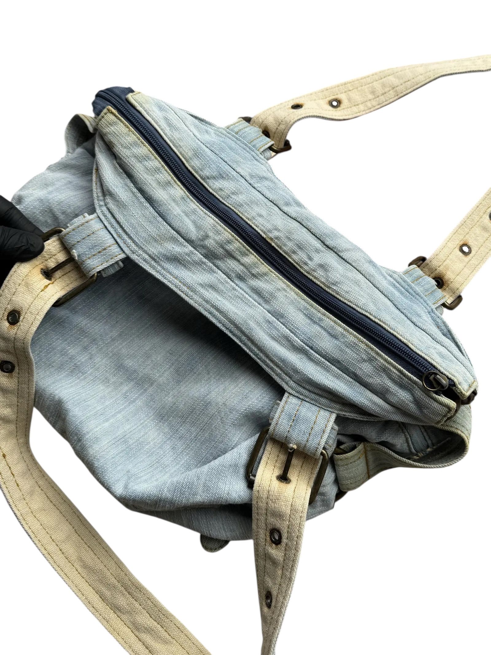 Japanese Brand Y2K Denim Bag(V177) Size ONE SIZE - 8 Thumbnail