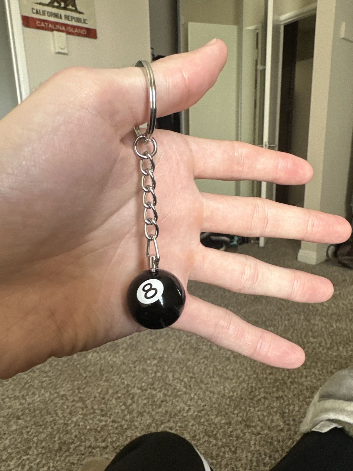 Stussy Stussy 8ball keychain | Grailed