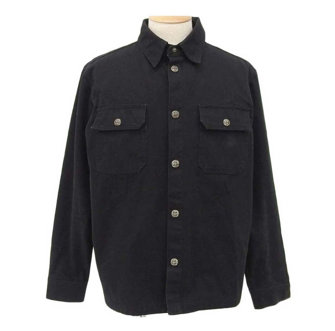Chrome Hearts Chrome Hearts Dog Cross Button Denim Jacket Size US L / EU 52-54 / 3 - 1 Thumbnail