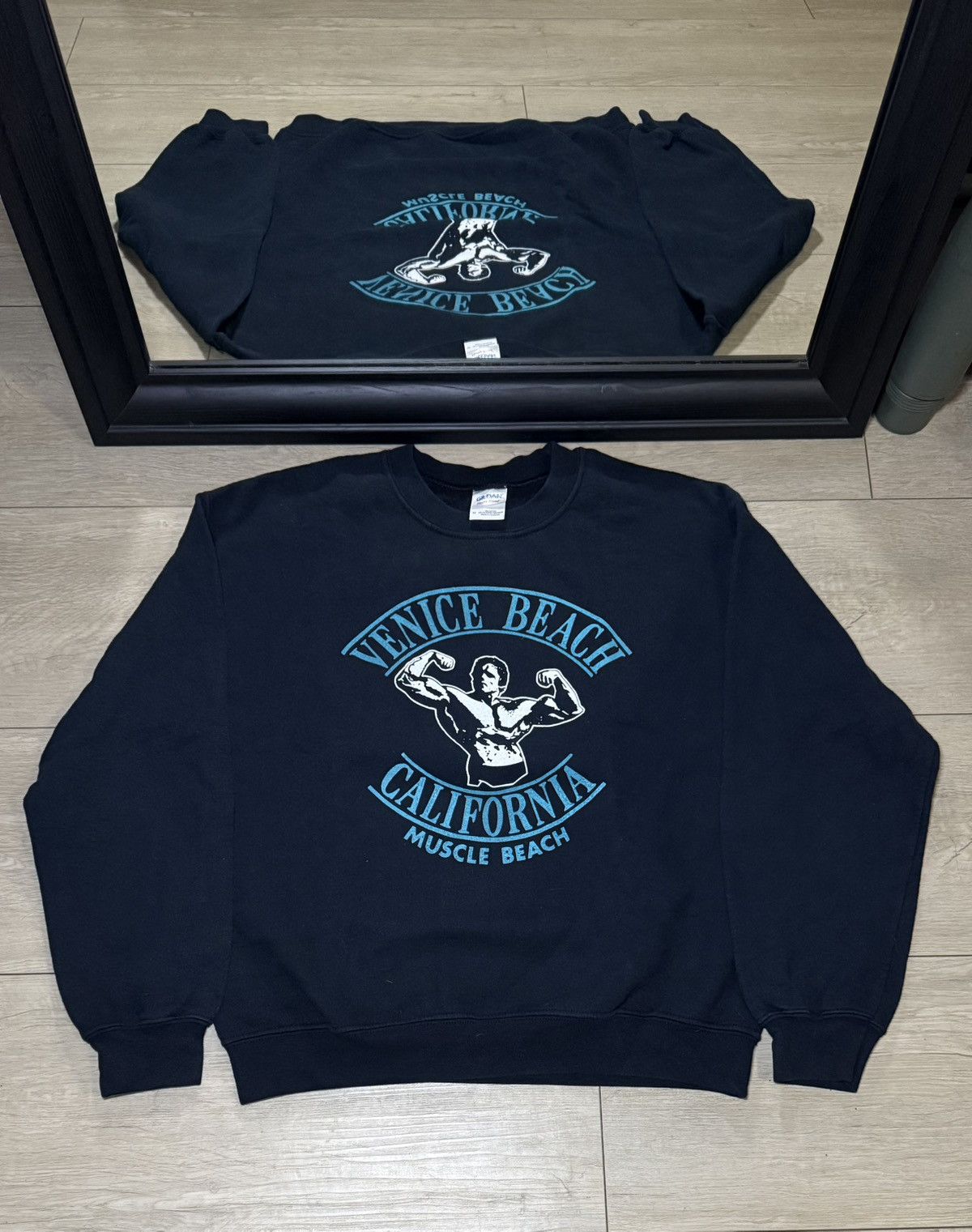 Gymshark Vintage Venice Muscle Beach Crewneck Size US M / EU 48-50 / 2 - 1 Thumbnail