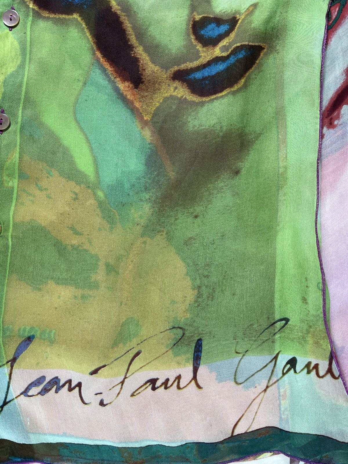 Jean Paul Gaultier Jean Paul Gaultier - SS00 Psychedelic Button Up Size L / US 10 / IT 46 - 4 Thumbnail
