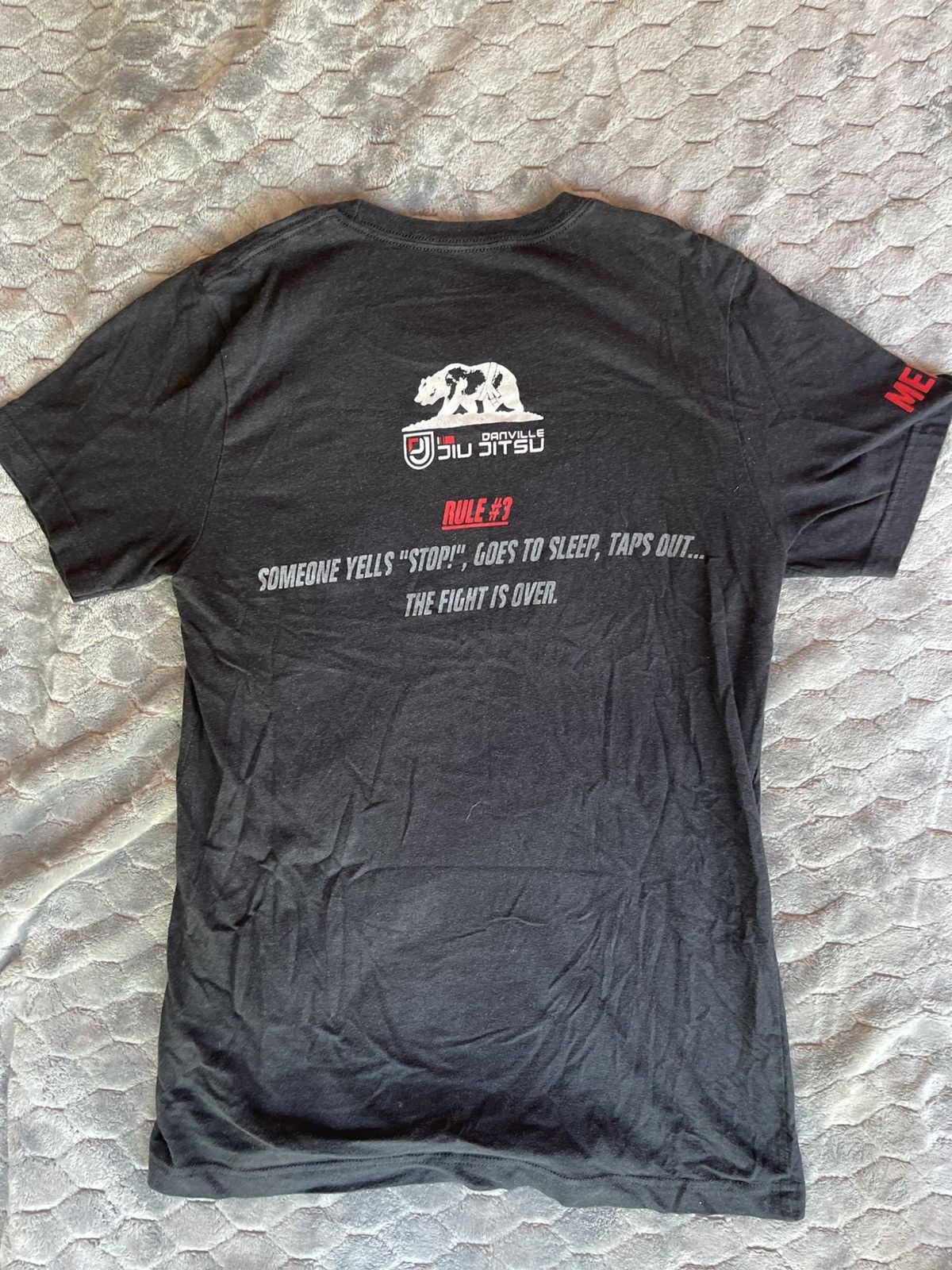 Flight Club 90’s Vintage Brad Pitt Fight Club Jiu Jitsu T-Shirt Black Size US S / EU 44-46 / 1 - 4 Thumbnail