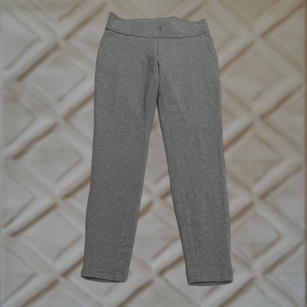 Lands' End Lands' End Ankle Compression Leggings Womens XS Gray Cotton Stretch Active Size 26" / US 2 / IT 38 - 1 Thumbnail