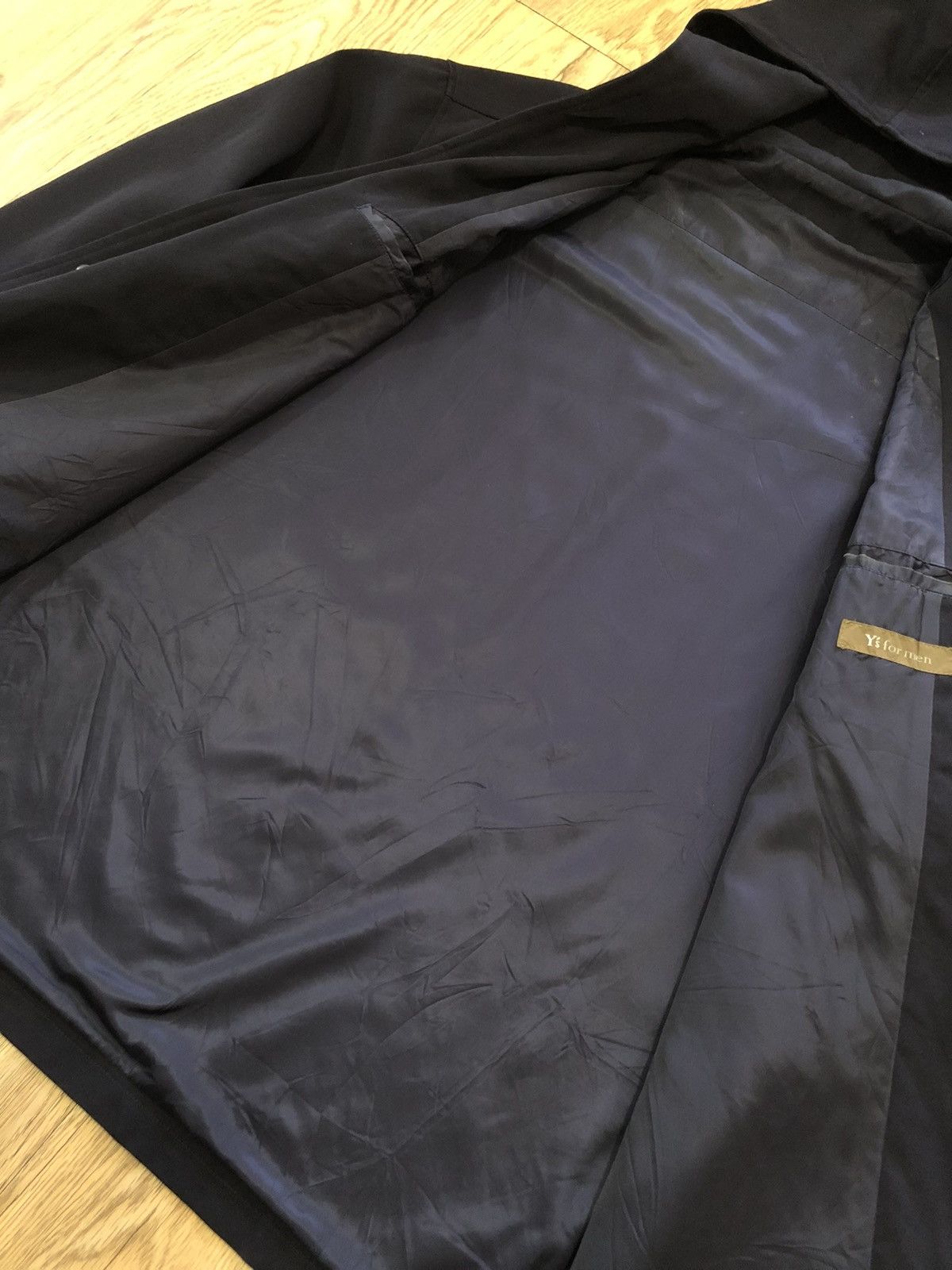 Vintage × Y's for Men × Yohji Yamamoto Yohji Yamamoto Y’s for Men hooded wools long blazer jacket Size US M / EU 48-50 / 2 - 19 Thumbnail