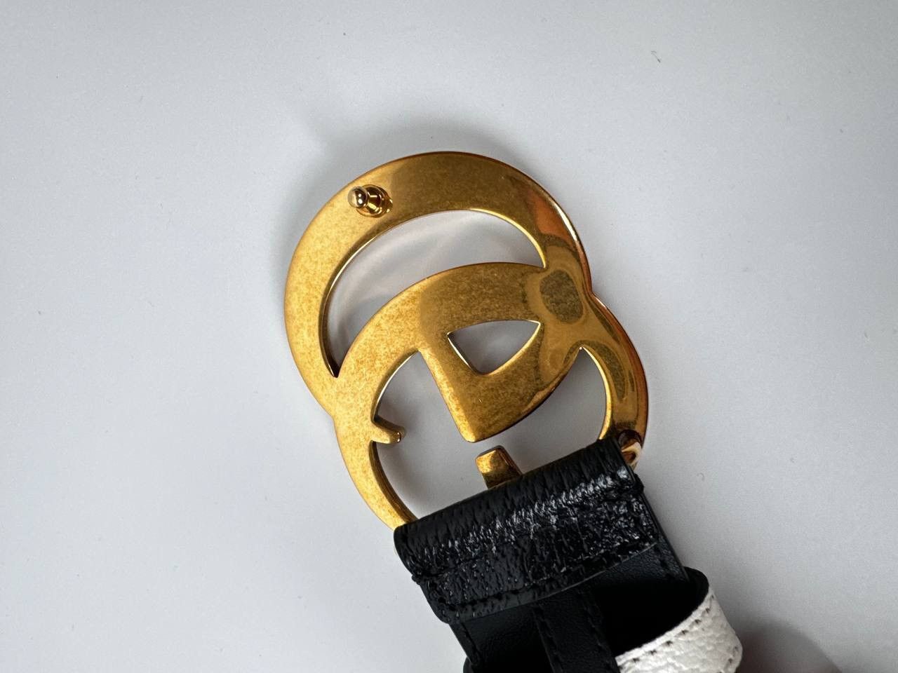 Gucci Gucci Adidas GG Monogram leather belt Size 34 - 8 Thumbnail