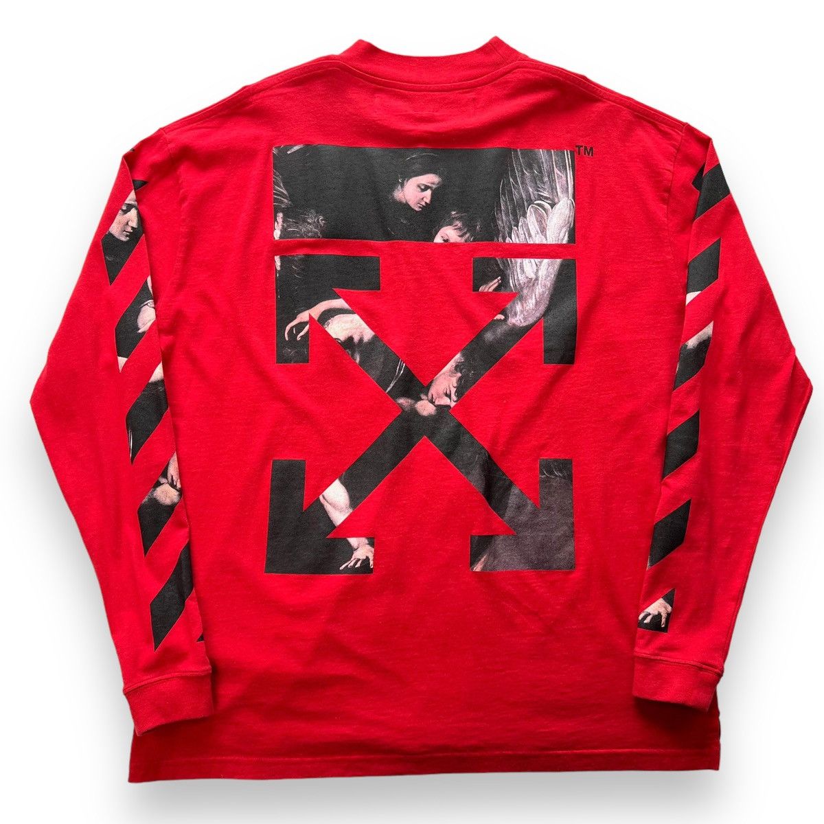 Off-White Off-White Red Caravaggio Arrows Mock Neck Size US L / EU 52-54 / 3 - 3 Thumbnail