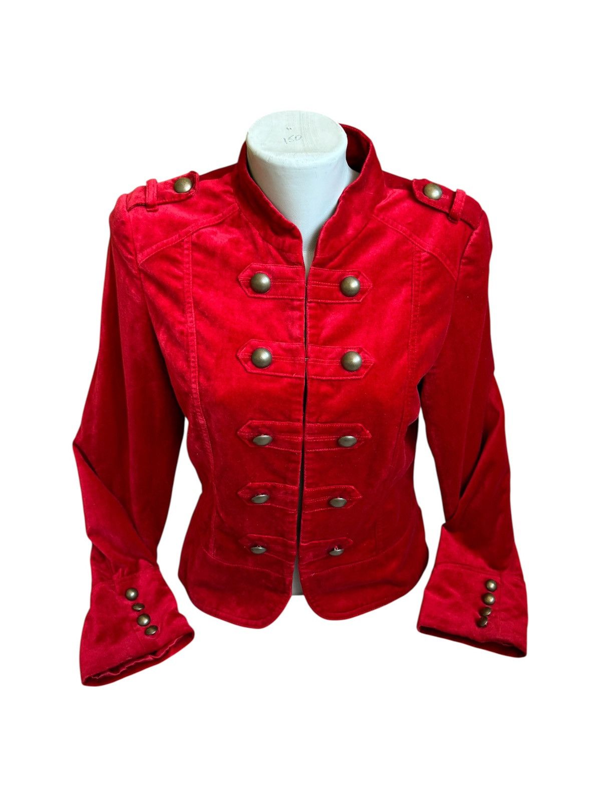 Hysteric Glamour Vintage Military Napoleon Velour Jacket PPFM Balmain Style Size M / US 6-8 / IT 42-44 - 2 Thumbnail