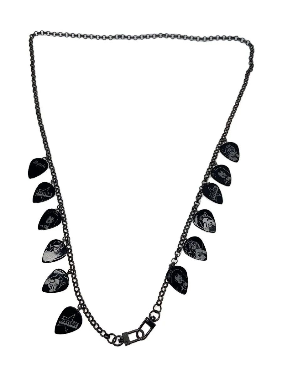 Hysteric Glamour Guitar Pick Logo Wallet Chain Necklace Size ONE SIZE - 1 Thumbnail