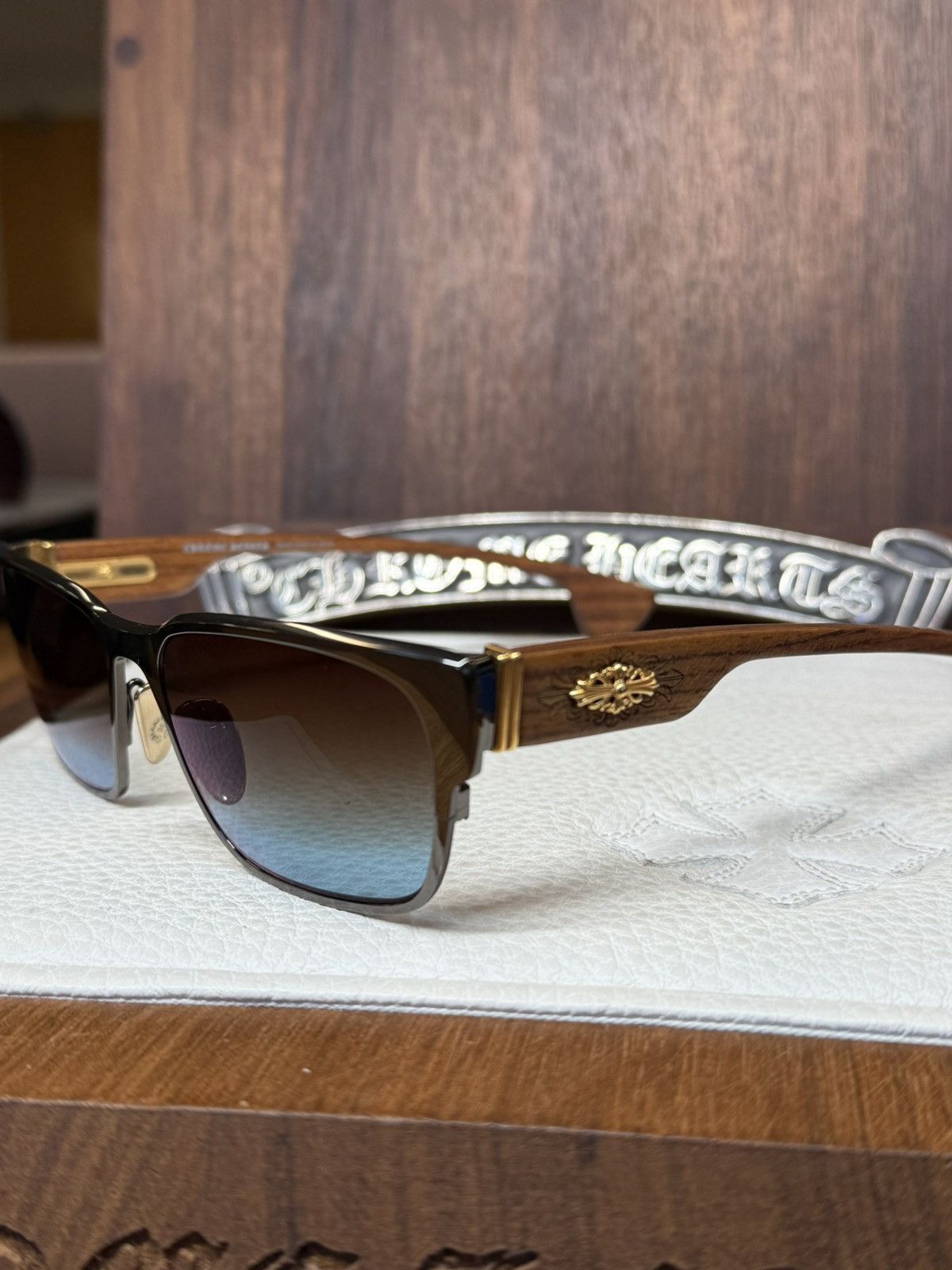 Chrome Hearts Chrome Hearts Tipping Velvet Sunglasses Size ONE SIZE - 7 Thumbnail