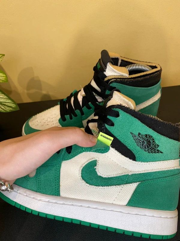 Nike Jordan 1 Zoom Air CMFT Stadium Green/Black-White Size US 6.5 / IT 36.5 - 5 Thumbnail