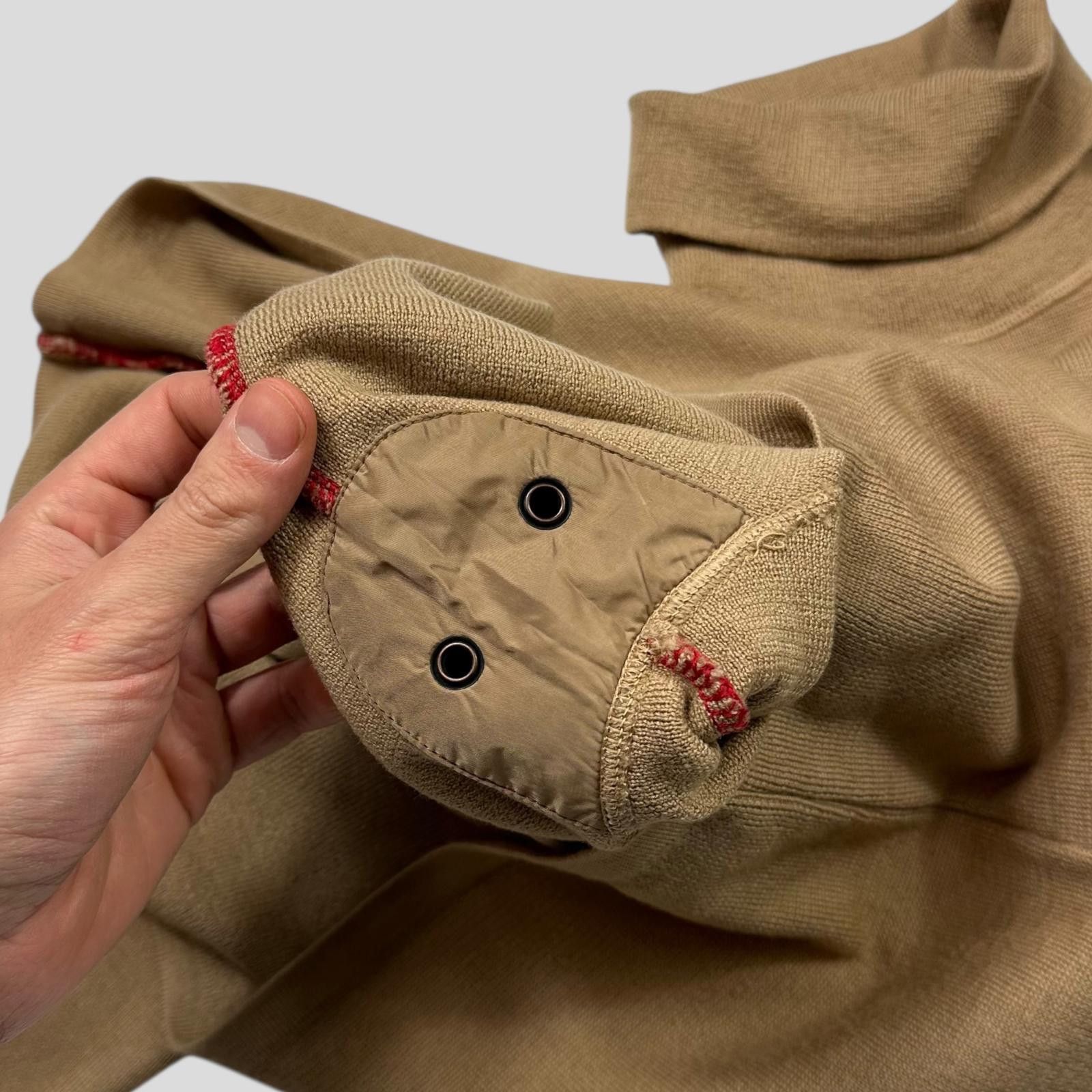Prada Prada Sport 00’s Ventilated Roll-neck Camel Knit Jumper IT48 Size US M / EU 48-50 / 2 - 4 Thumbnail