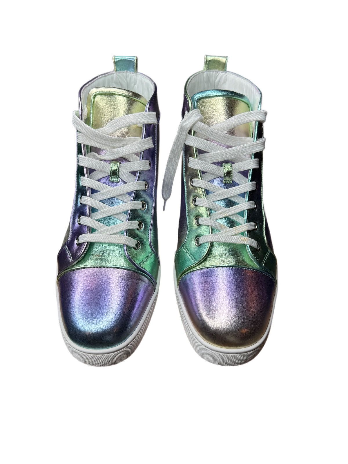 Christian Louboutin Christian Louboutin Flat Nappa Laminata Licorne Size US 12 / EU 45 - 2 Thumbnail