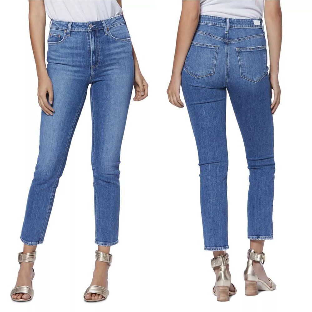 Paige PAIGE Sarah Slim Jeans in Trail Size 24 Size 24" / US 00 / IT 34 - 2 Thumbnail