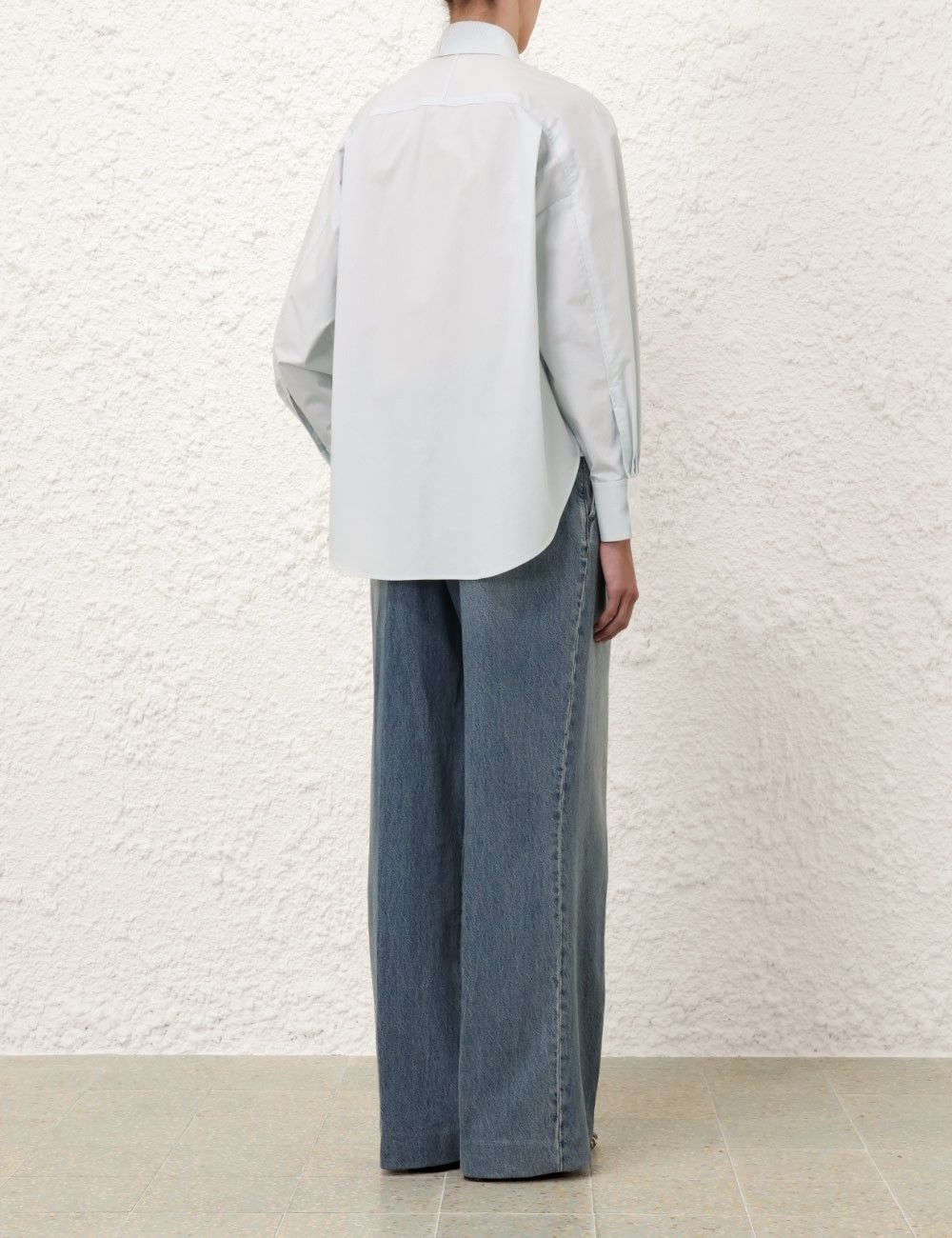 Zimmermann oc11z0725 Illustration Embellished Shirt in Light Grey Size S / US 4 / IT 40 - 4 Thumbnail