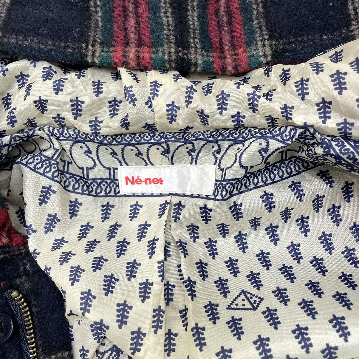 Issey Miyake 🔥Ne-Net Issey MIyake Duffle Checked Baggy Hoody Jacket Size US XL / EU 56 / 4 - 8 Thumbnail