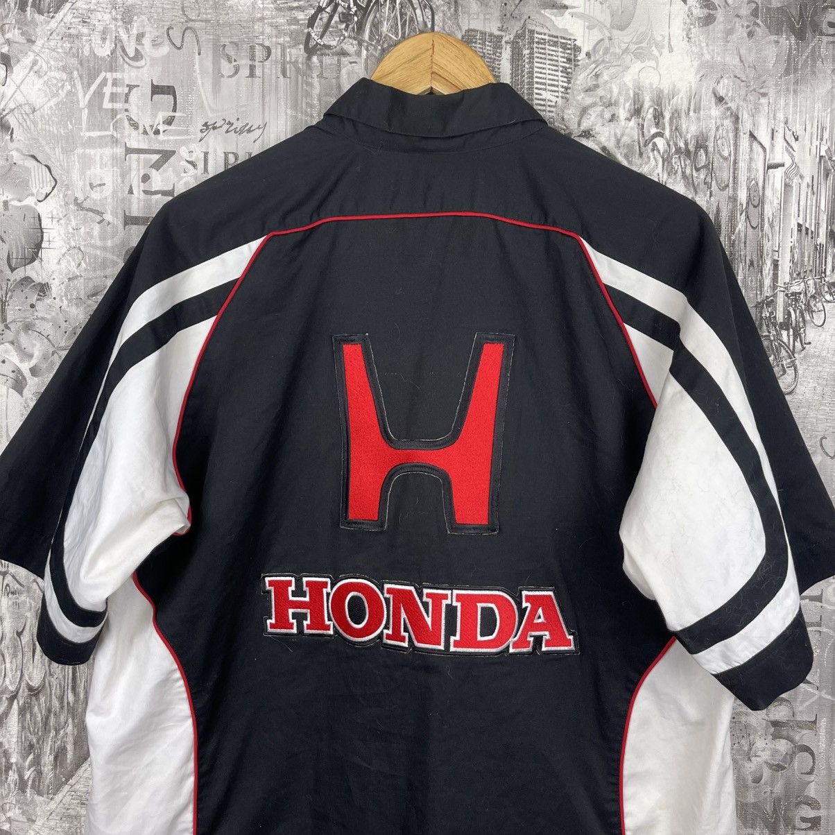 Honda Honda Racing Shirt Formula Uno F1 Big Logo Vintage Size US XL / EU 56 / 4 - 5 Thumbnail
