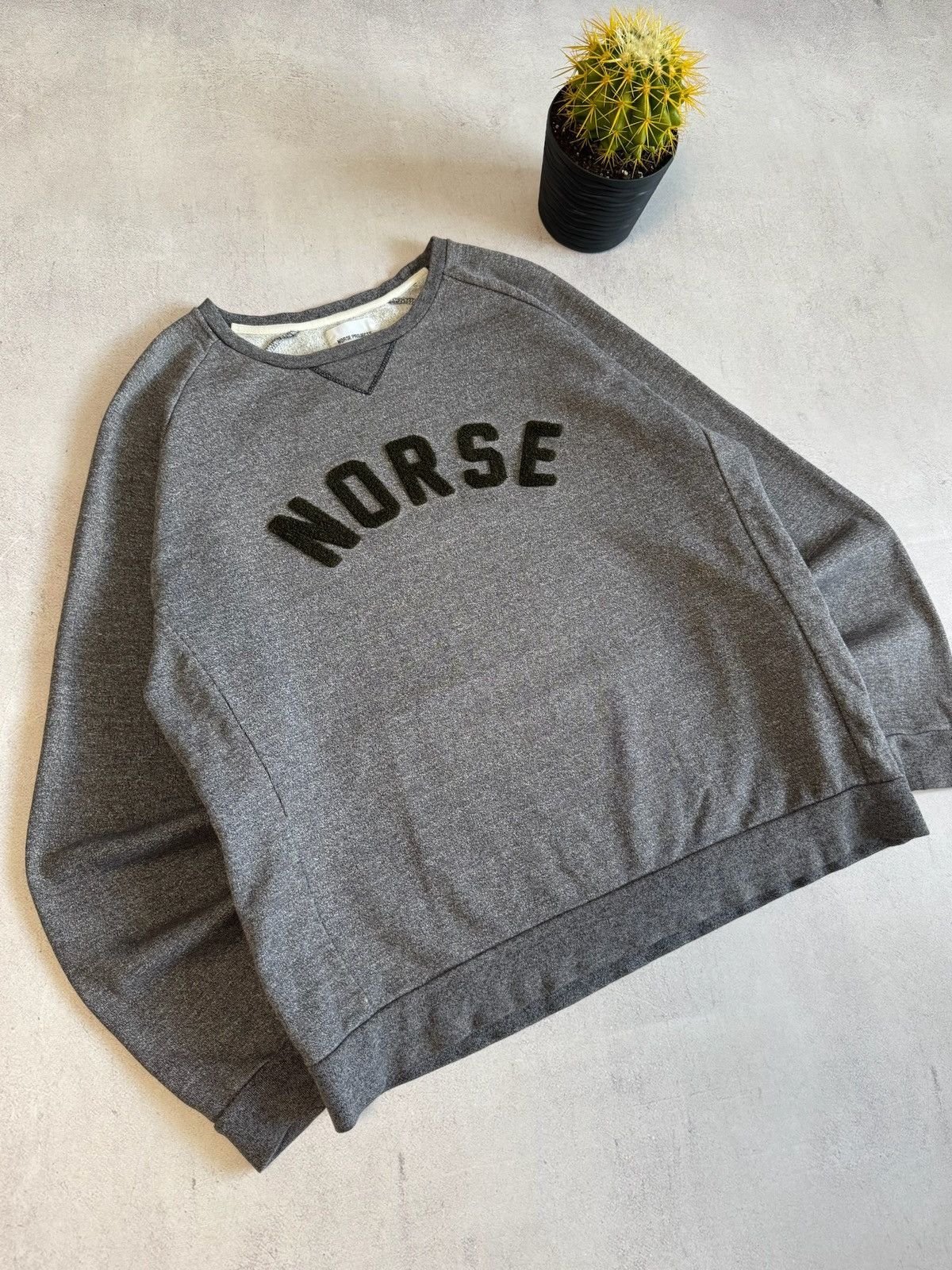 Norse Projects Norse Projects Sweatshirt Embroidered Big Logo Baggy Japanes Size US L / EU 52-54 / 3 - 2 Thumbnail