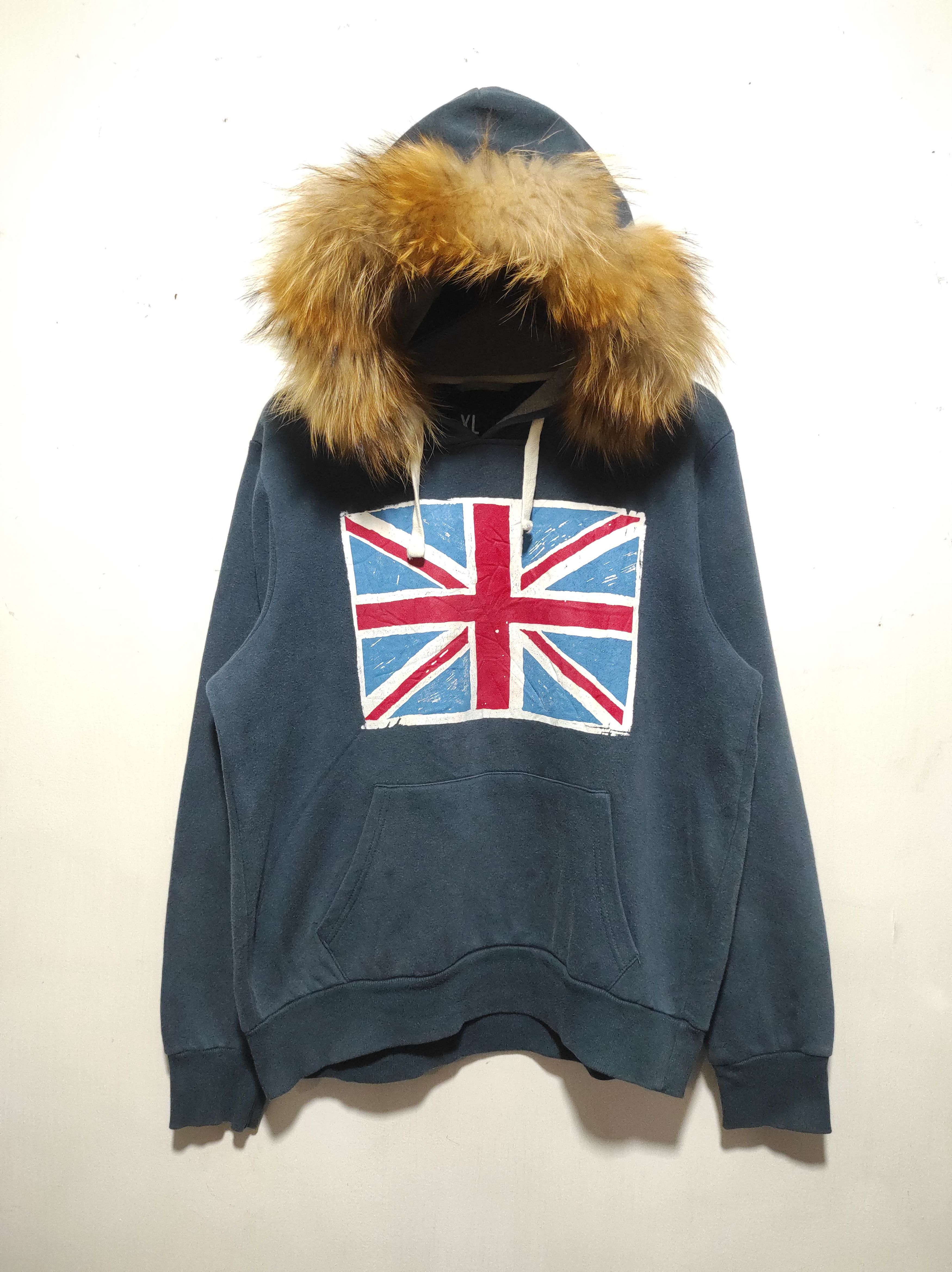 Hysteric Glamour Track and Field California Flag Fur Hoodie if6was9 LGB style Size US L / EU 52-54 / 3 - 2 Thumbnail