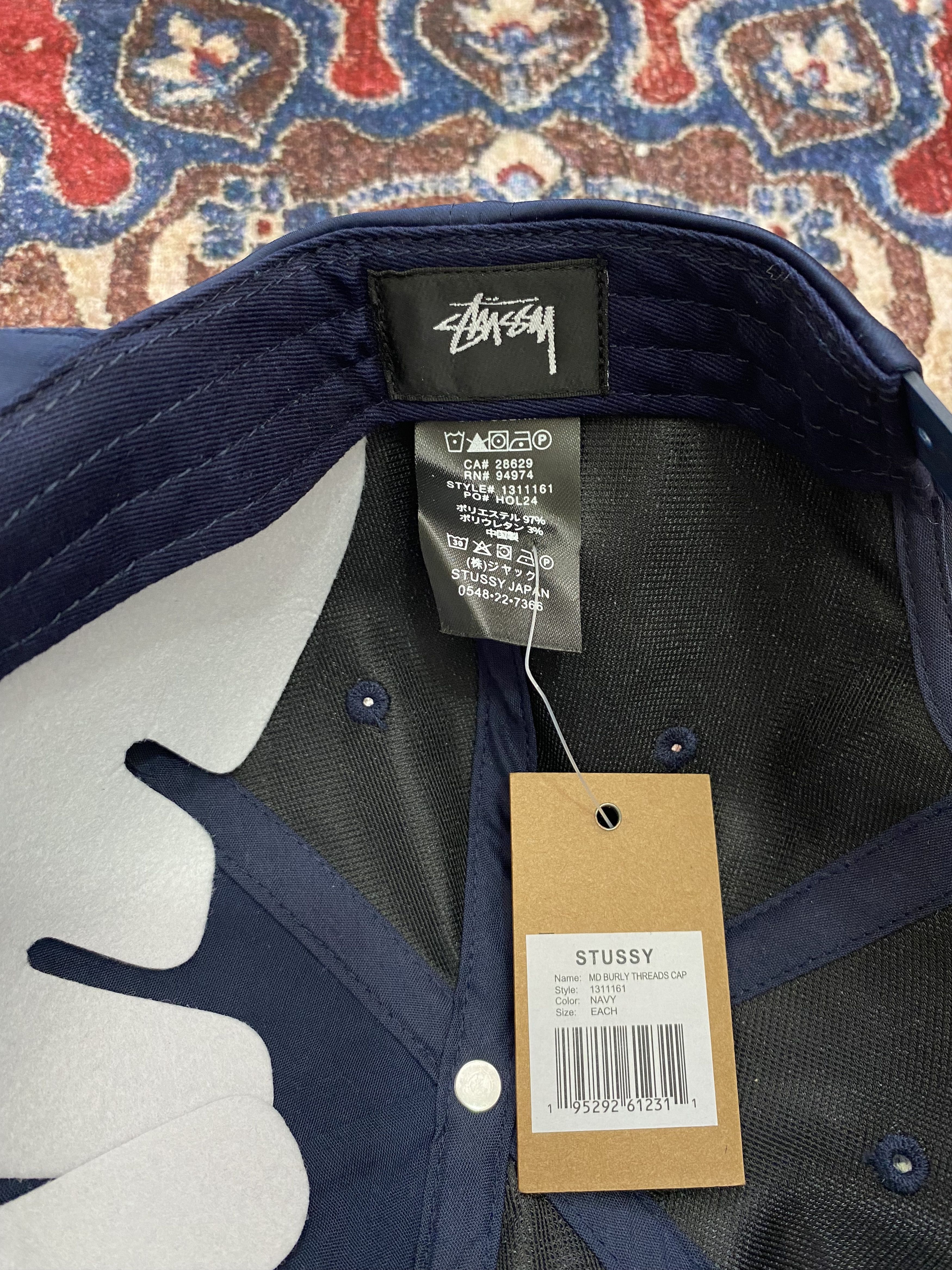 Stussy MD Burly Threads Cap - Navy