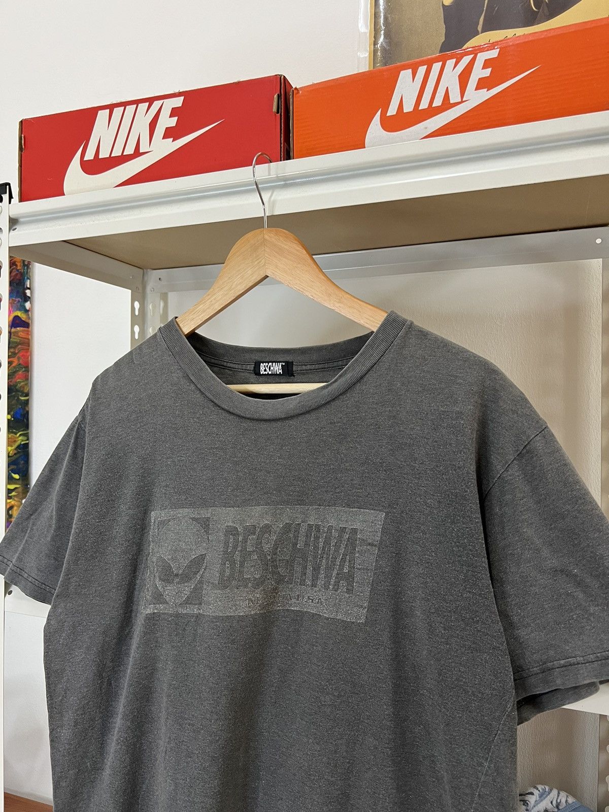 Alien Workshop Vintage 90s Sun faded Beschwa Skateboard Alien Workshop Tee Size US M / EU 48-50 / 2 - 2 Thumbnail