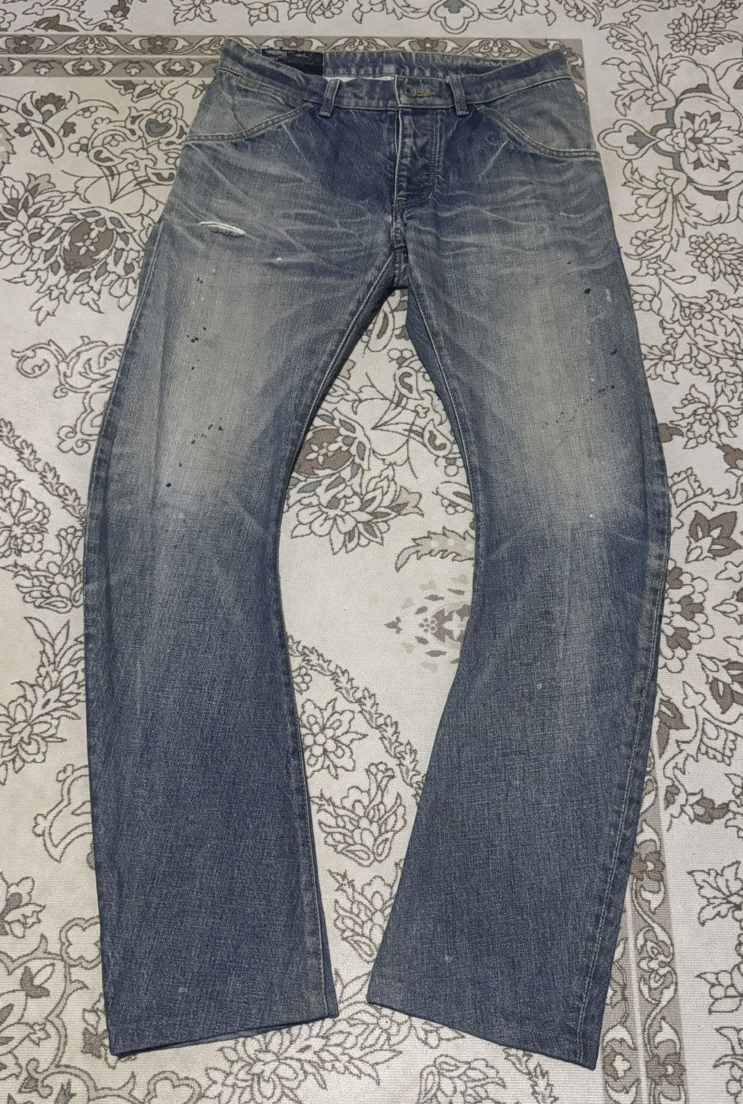 Attachment 🇯🇵 Attachment J Curve Anatomical Leg Honeycomb Denim Jeans Size US 31 - 3 Thumbnail