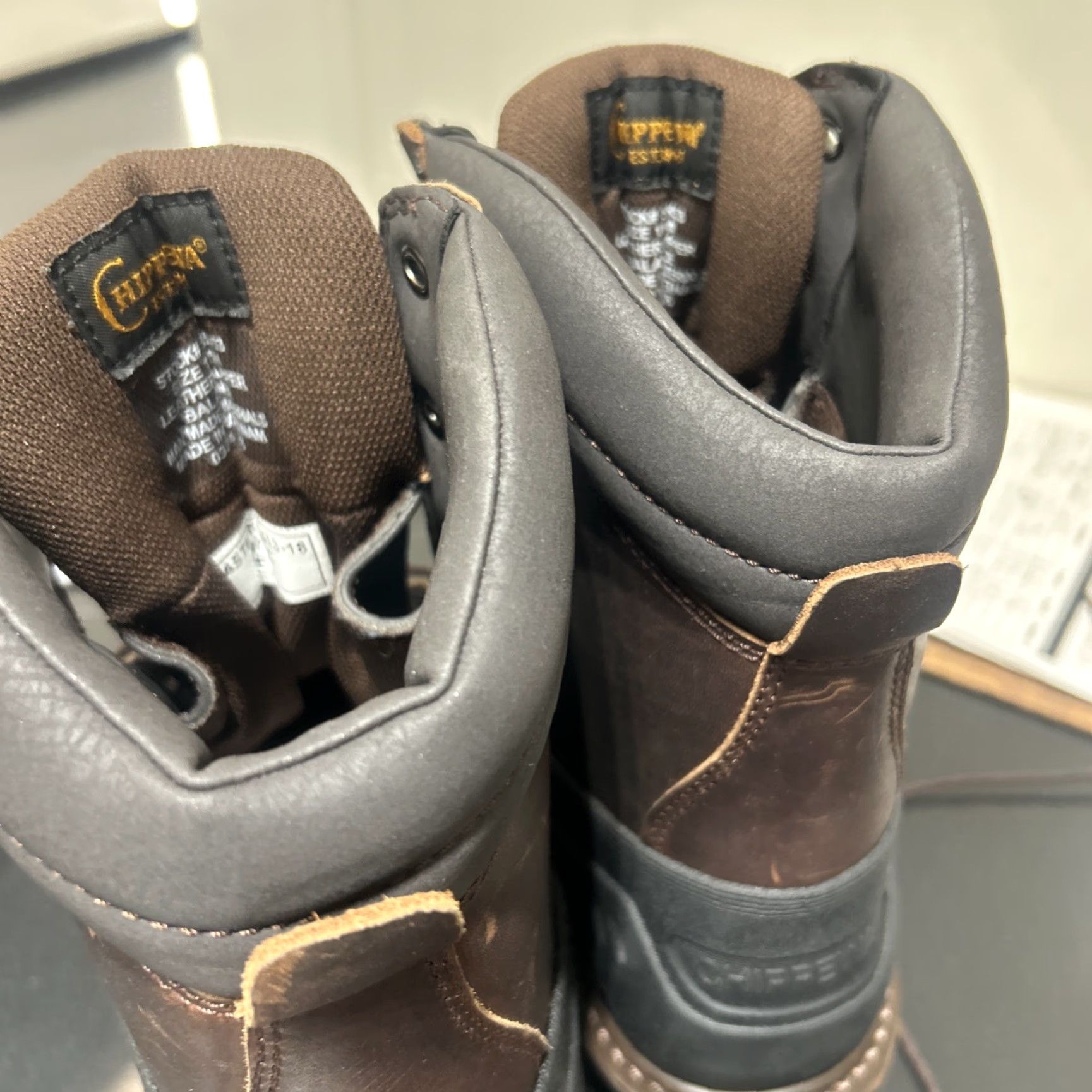 Chippewa Chippewa Logger Boots Size 11.5 M Brand New Brown Leather Size US 12 / EU 45 - 7 Thumbnail