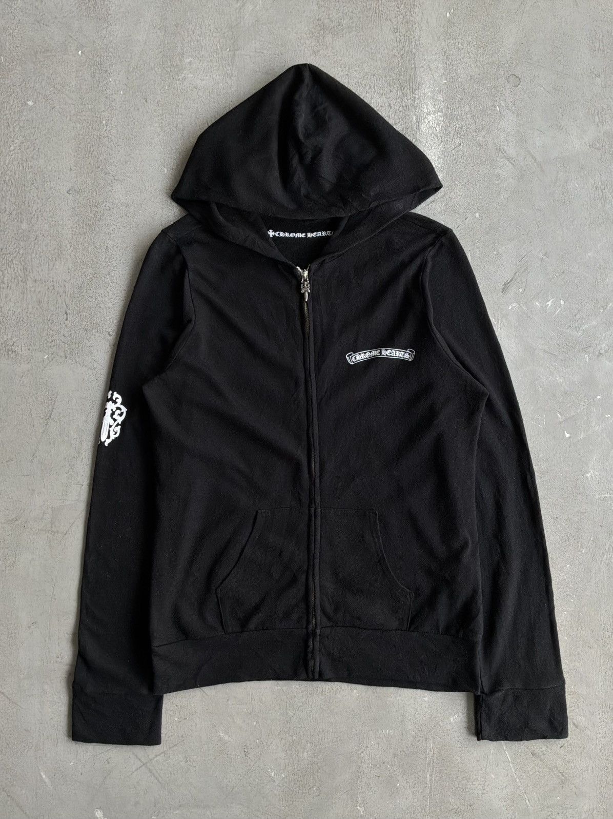 Chrome Hearts OG Chrome Hearts x Matty Boy - Defiance Attitude Zip Hoodie Size US M / EU 48-50 / 2 - 2 Thumbnail