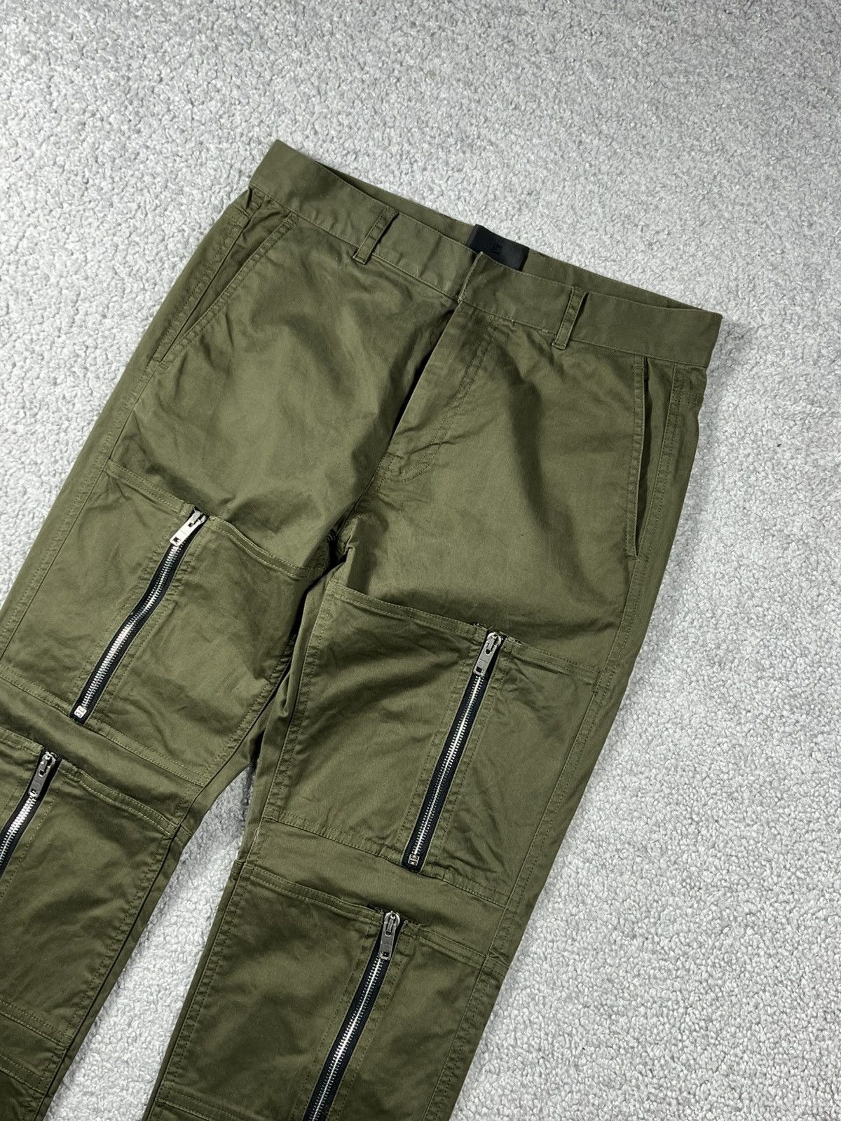 Givenchy Givenchy Zip Detail Pants “Khaki Green” Size US 30 / EU 46 - 5 Thumbnail