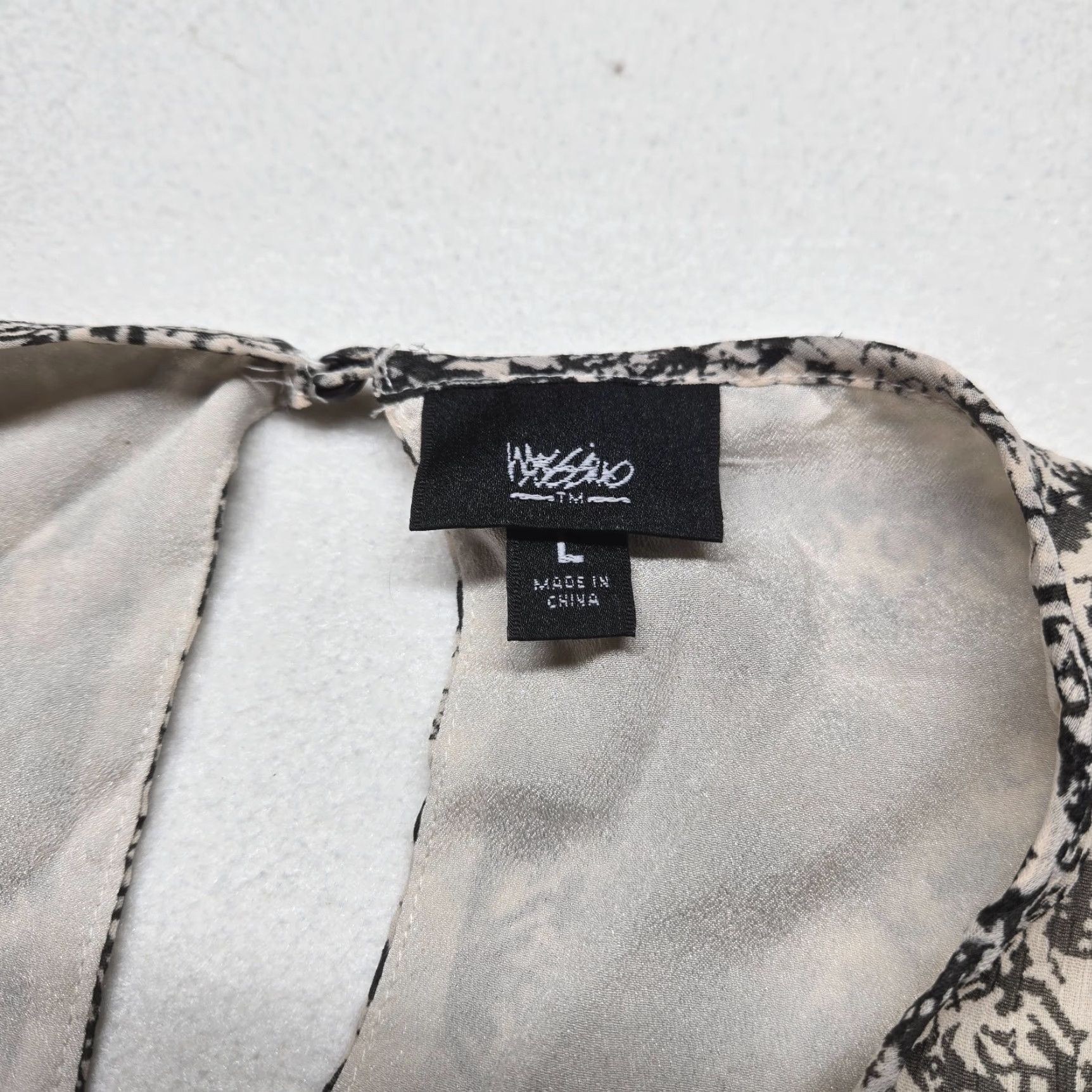Mossimo Mossimo Dress Adult Women's Brown White Sleeveless Button Size L Large Size L / US 10 / IT 46 - 3 Thumbnail