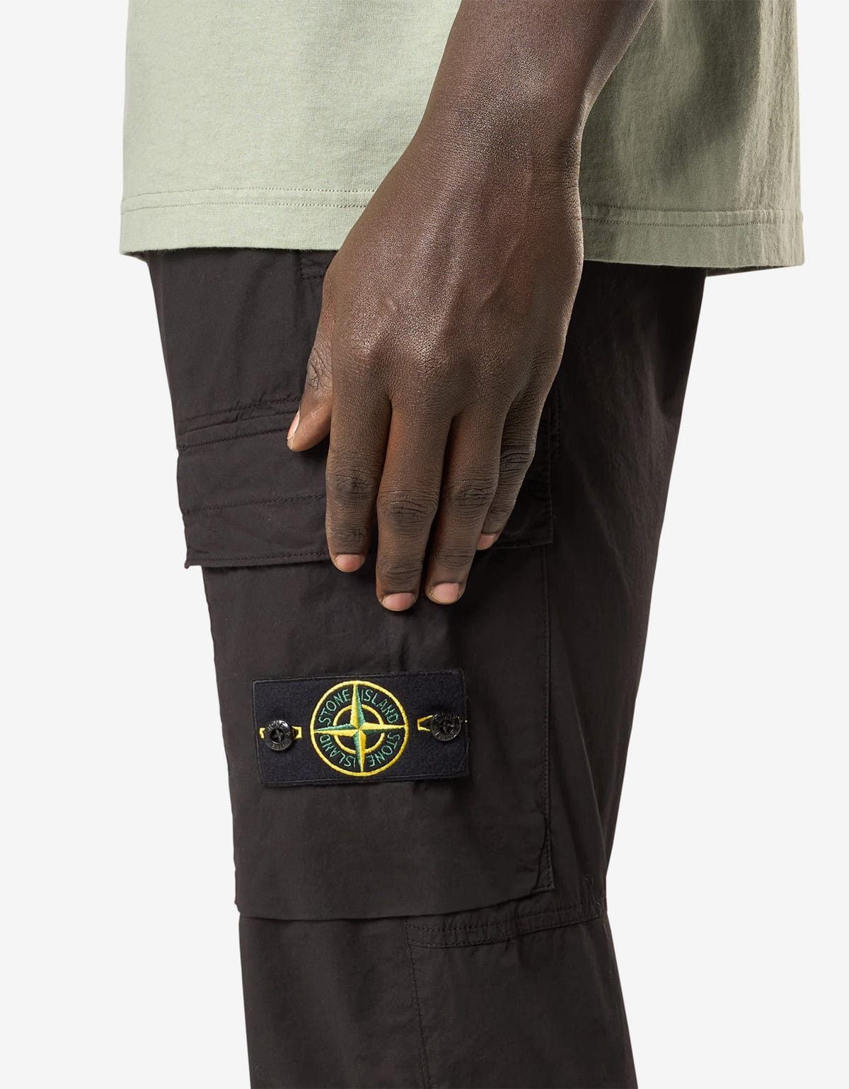 Stone Island Stone Island Black Paracadute Cargo Trousers Size US 36 / EU 52 - 6 Thumbnail