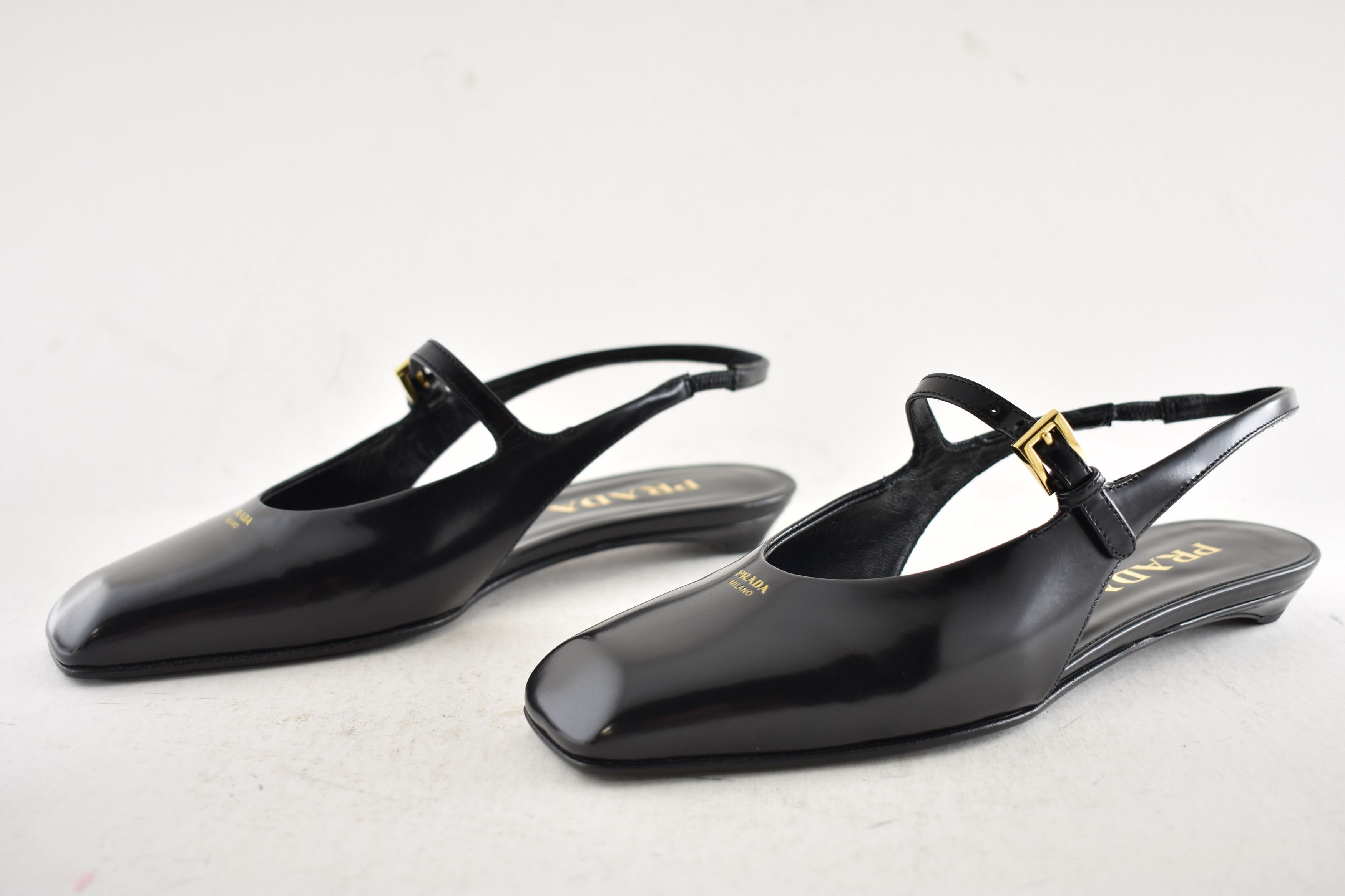 Prada Prada Square Mary Jane Slingback Ballerina Ballet Flat 36 Size US 6 / IT 36 - 14 Thumbnail